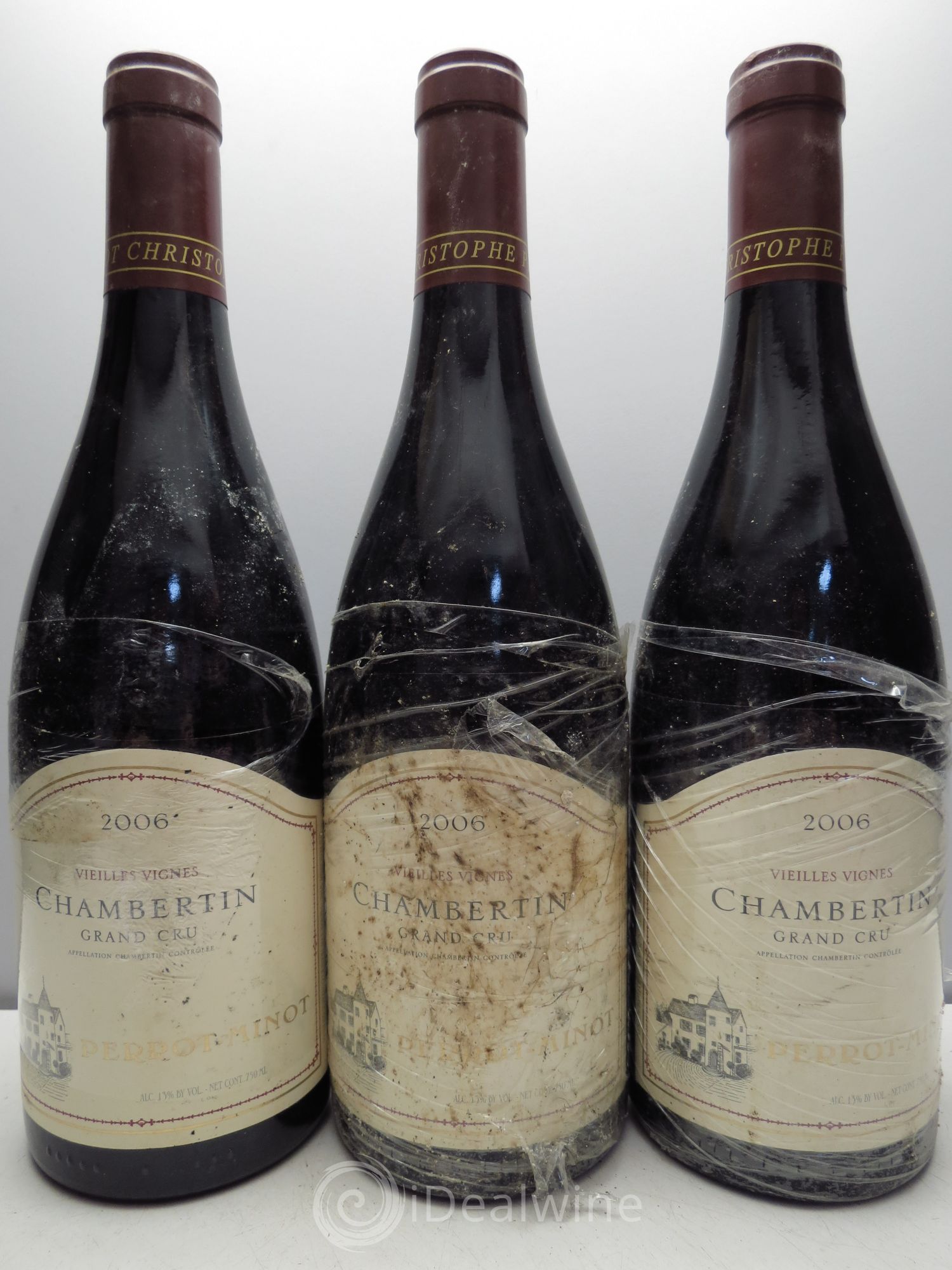 Chambertin Grand Cru Vieilles vignes Perrot-Minot 2006 - Lot de 3 bouteilles - 0