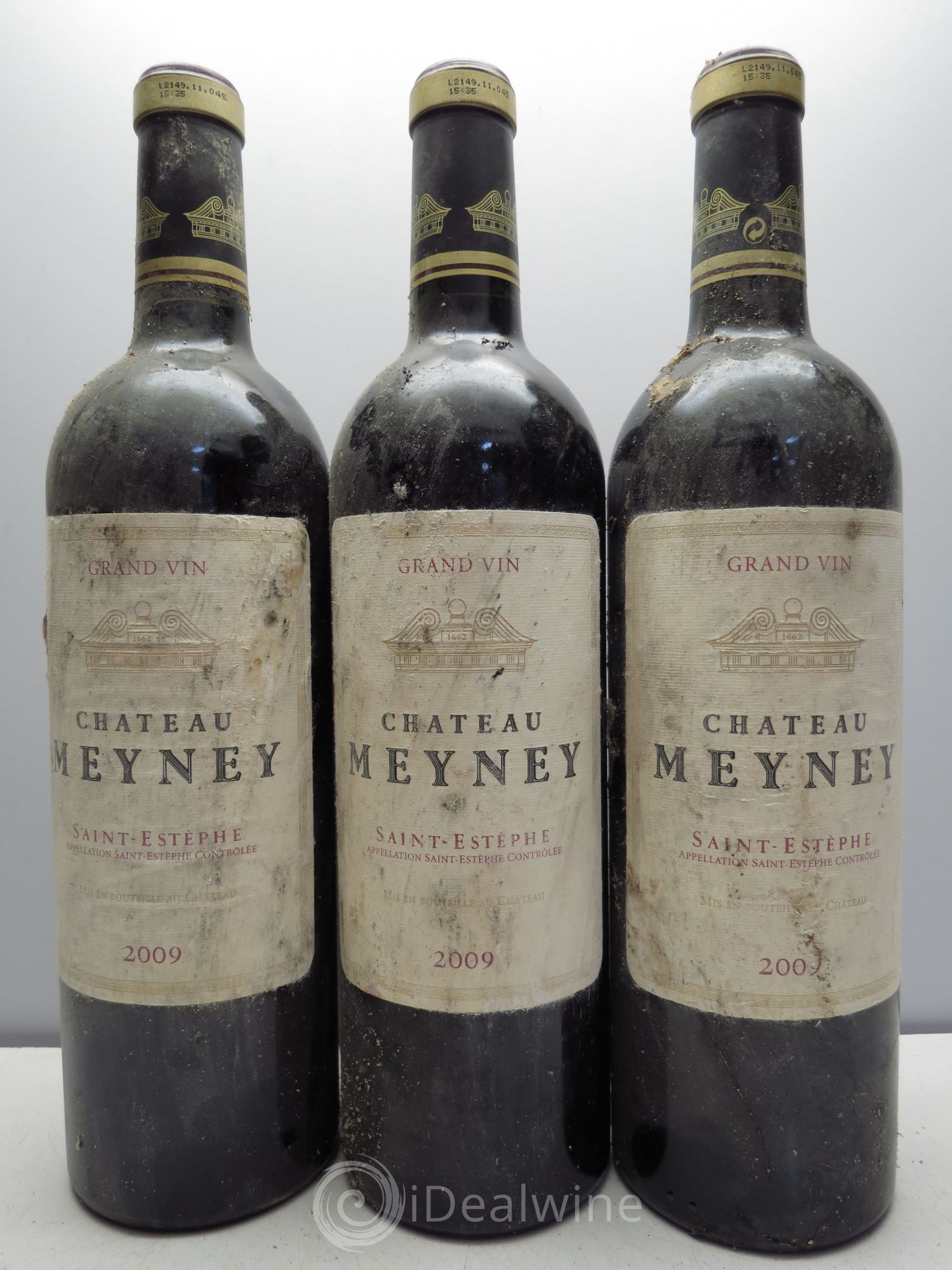 Château Meyney 2009 - Lot de 3 bouteilles - 0