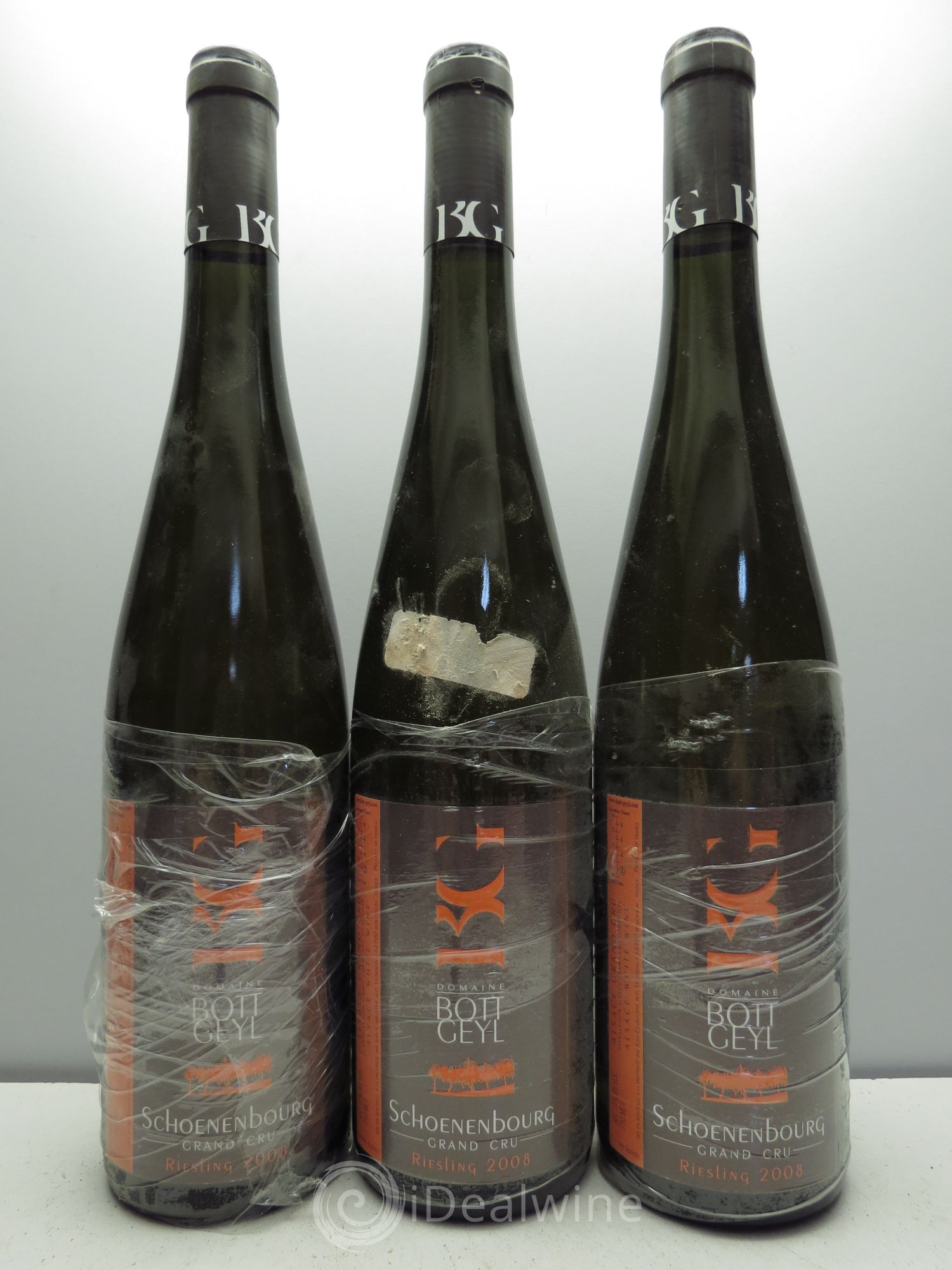 Alsace Grand Cru Schoenenbourg Riesling Bott-Geyl (Domaine) 2008 - Lot de 3 bouteilles - 0