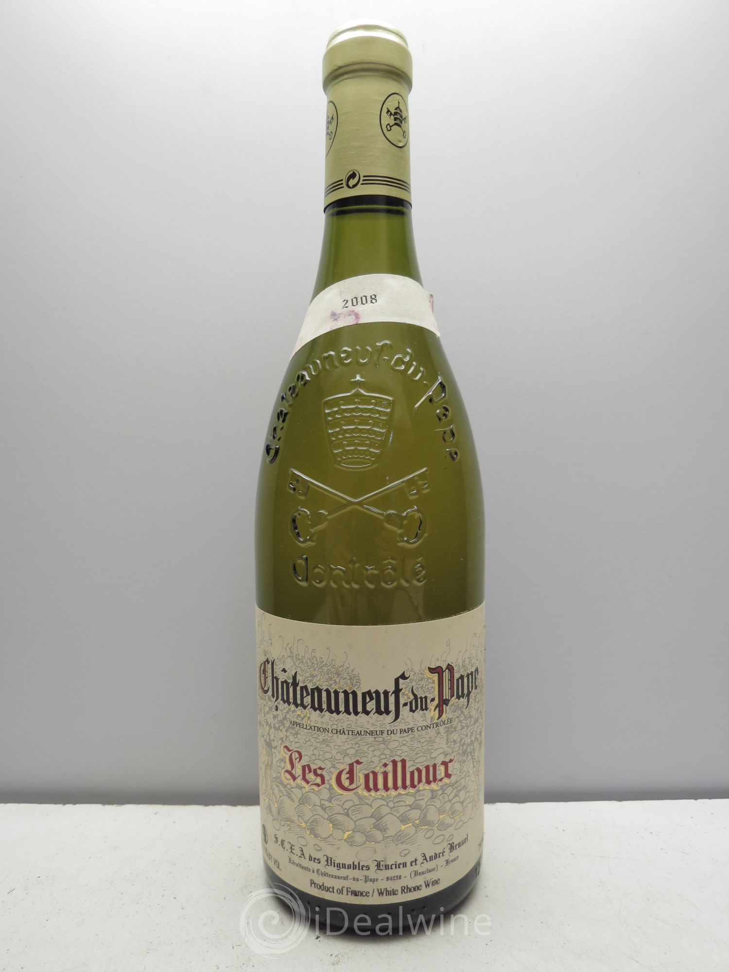 Châteauneuf-du-Pape Les Cailloux Lucien et André Brunel 2008 - Posten von 1 Flasche - 0