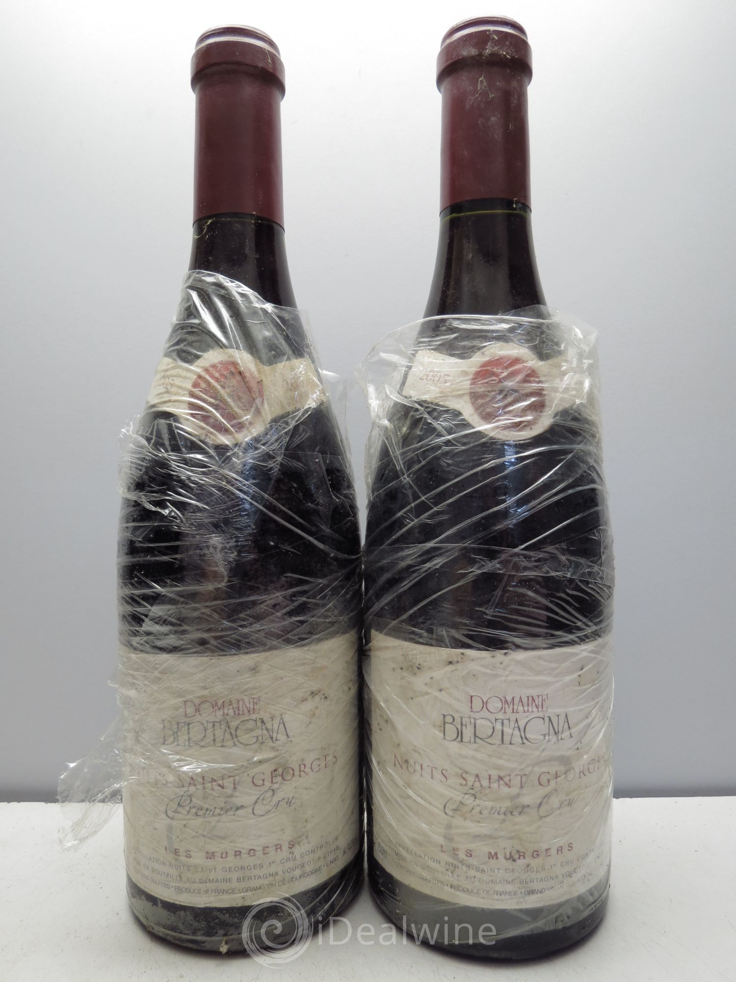 Nuits-Saint-Georges 1er Cru Domaine Bertagna 2005 - Lot de 2 bouteilles - 0