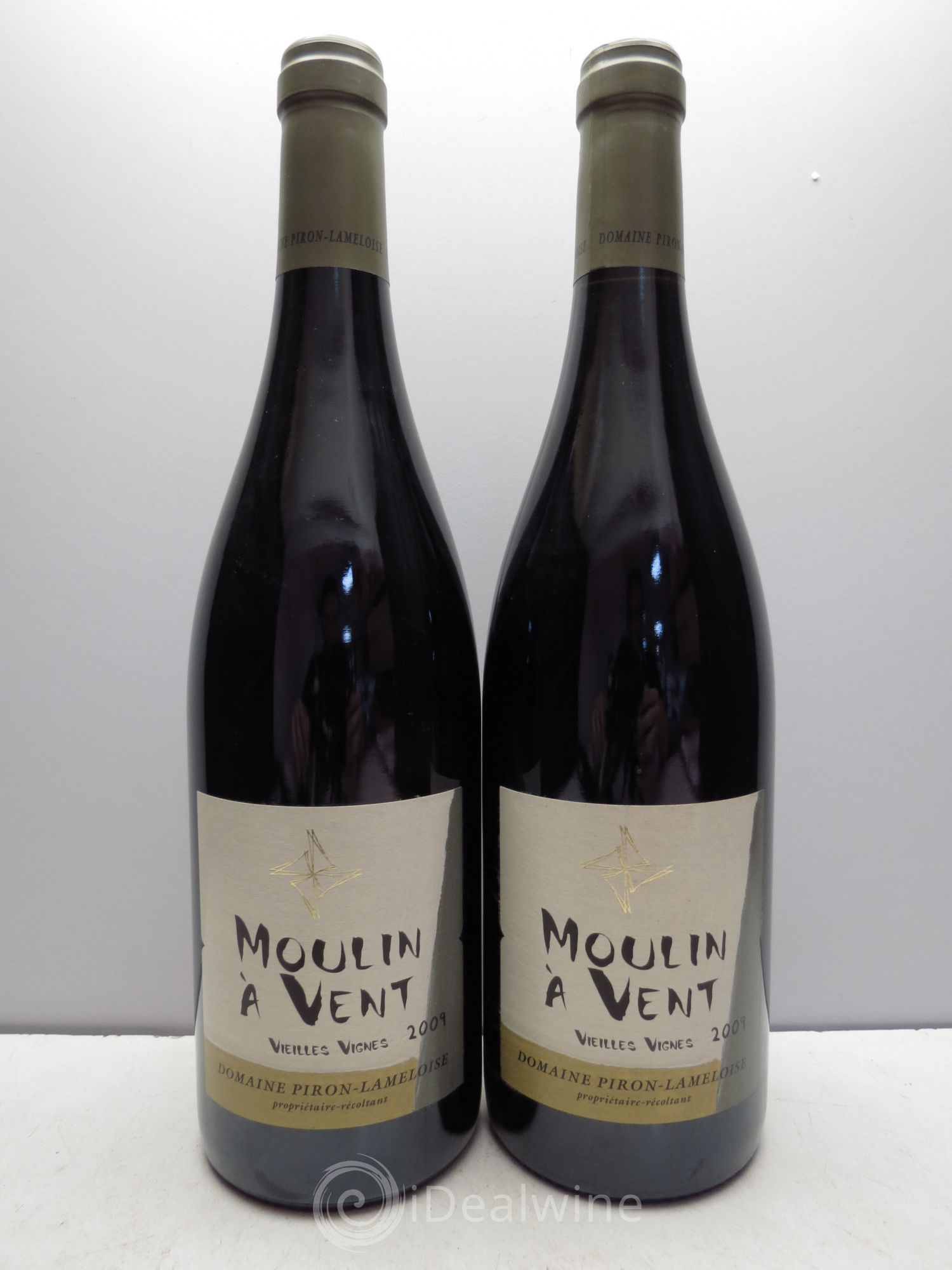 Moulin-à-Vent Domaine Piron & Lafont /Piron-Lameloise Vieilles Vignes 2009 - Posten von 2 Flaschen - 0