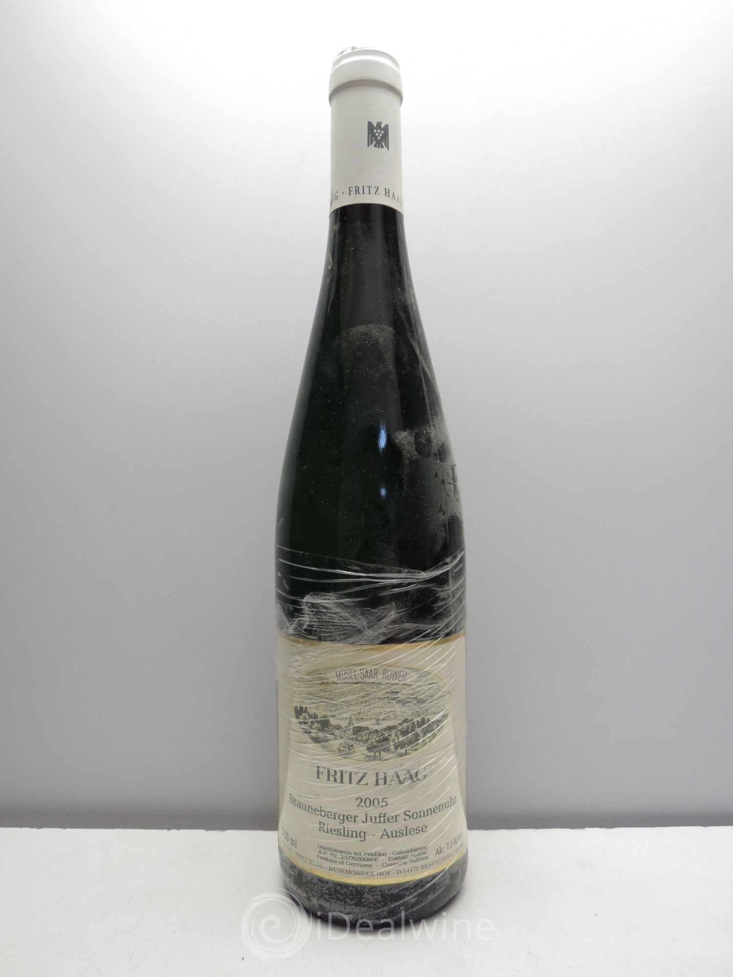 Riesling Auslese Fritz Haag Brauneberger Juffer-Sonnenuhr 2005 - Lotto di 6 bottiglie - 0