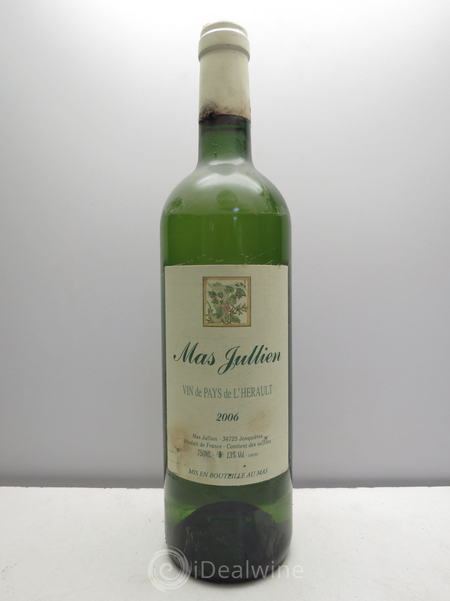 Pays d'Hérault Mas Jullien Olivier Jullien 2006 - Lot de 1 bouteille - 0