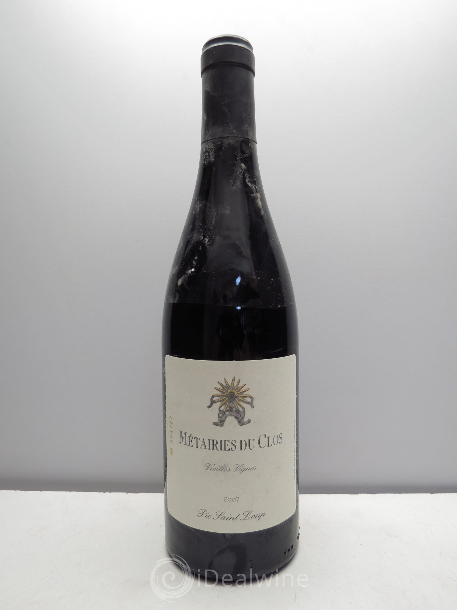 Pic Saint-Loup Les Métairies du Clos Vieilles Vignes Christophe Peyrus et Françoise Julien Vieilles Vignes 2007 - Lot de 1 bouteille - 0