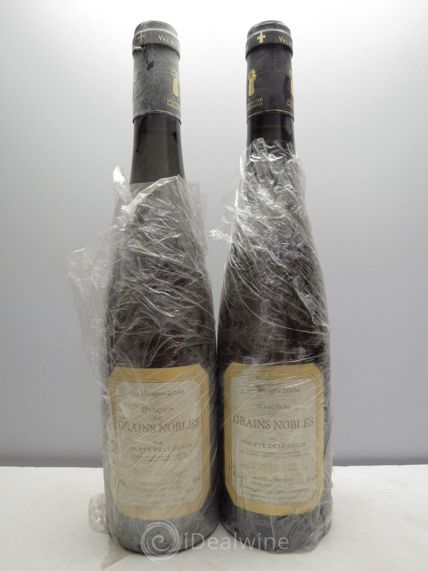 Coteaux du Layon Sélection de Grains Nobles P.Delesvaux 2006 - Lotto di 2 bottiglie - 0