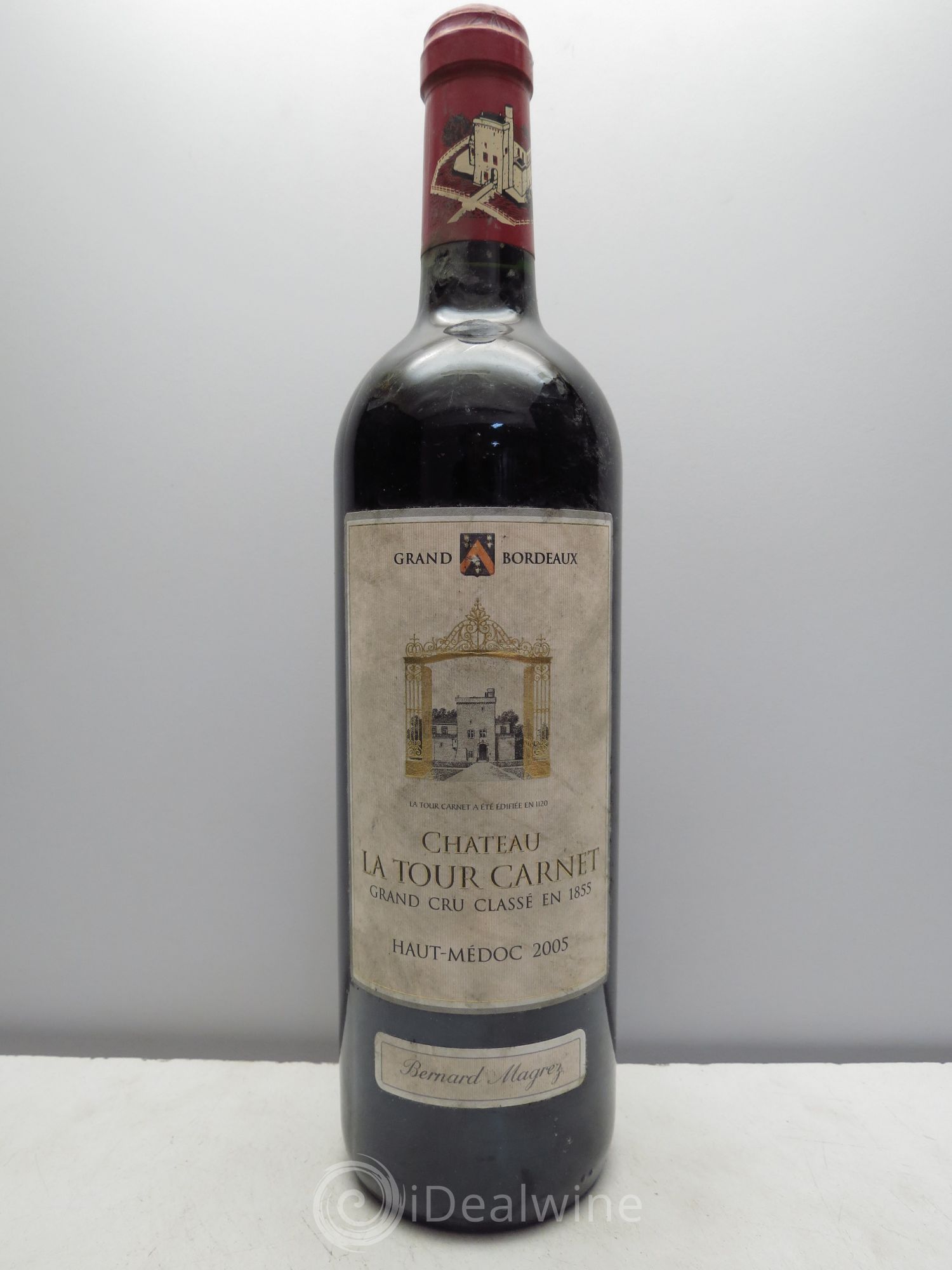 Château la Tour Carnet 4ème Grand Cru Classé 2005 - Lot de 1 bouteille - 0