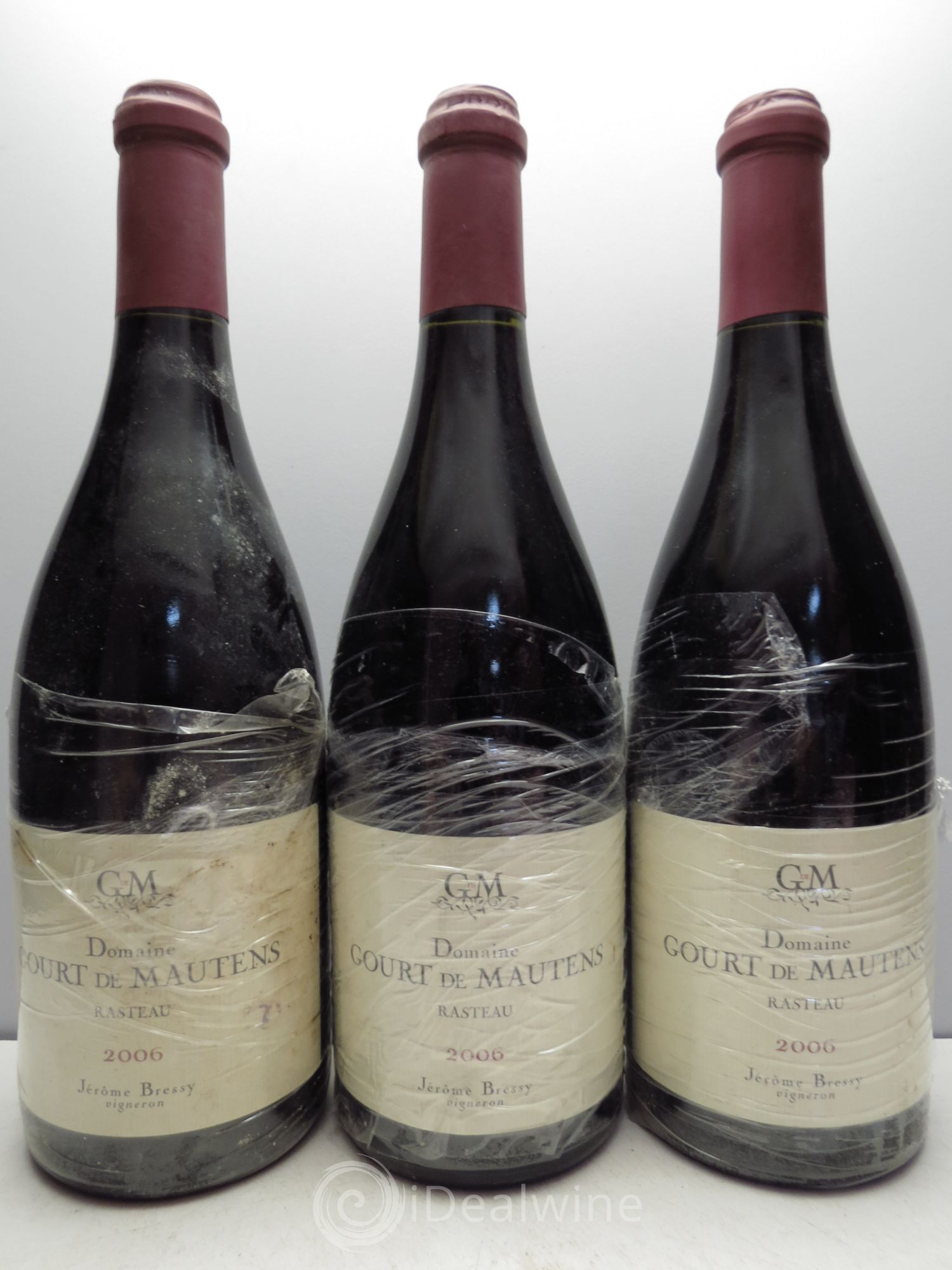 Rasteau Domaine Gourt de Mautens - Jérôme Bressy 2006 - Lot de 3 bouteilles - 0