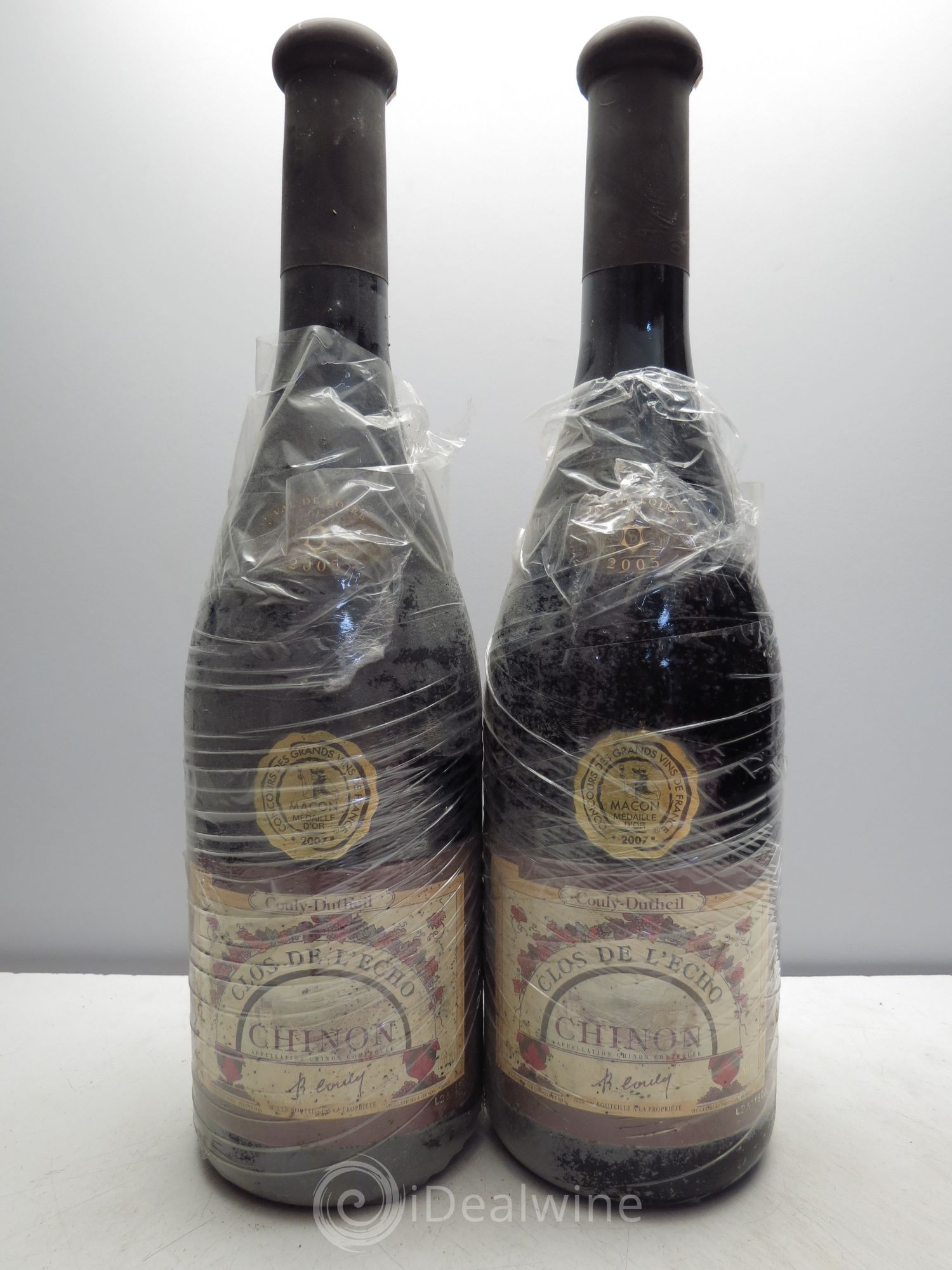 Chinon Clos de l'Echo Couly-Dutheil 2005 - Lot de 2 bouteilles - 0