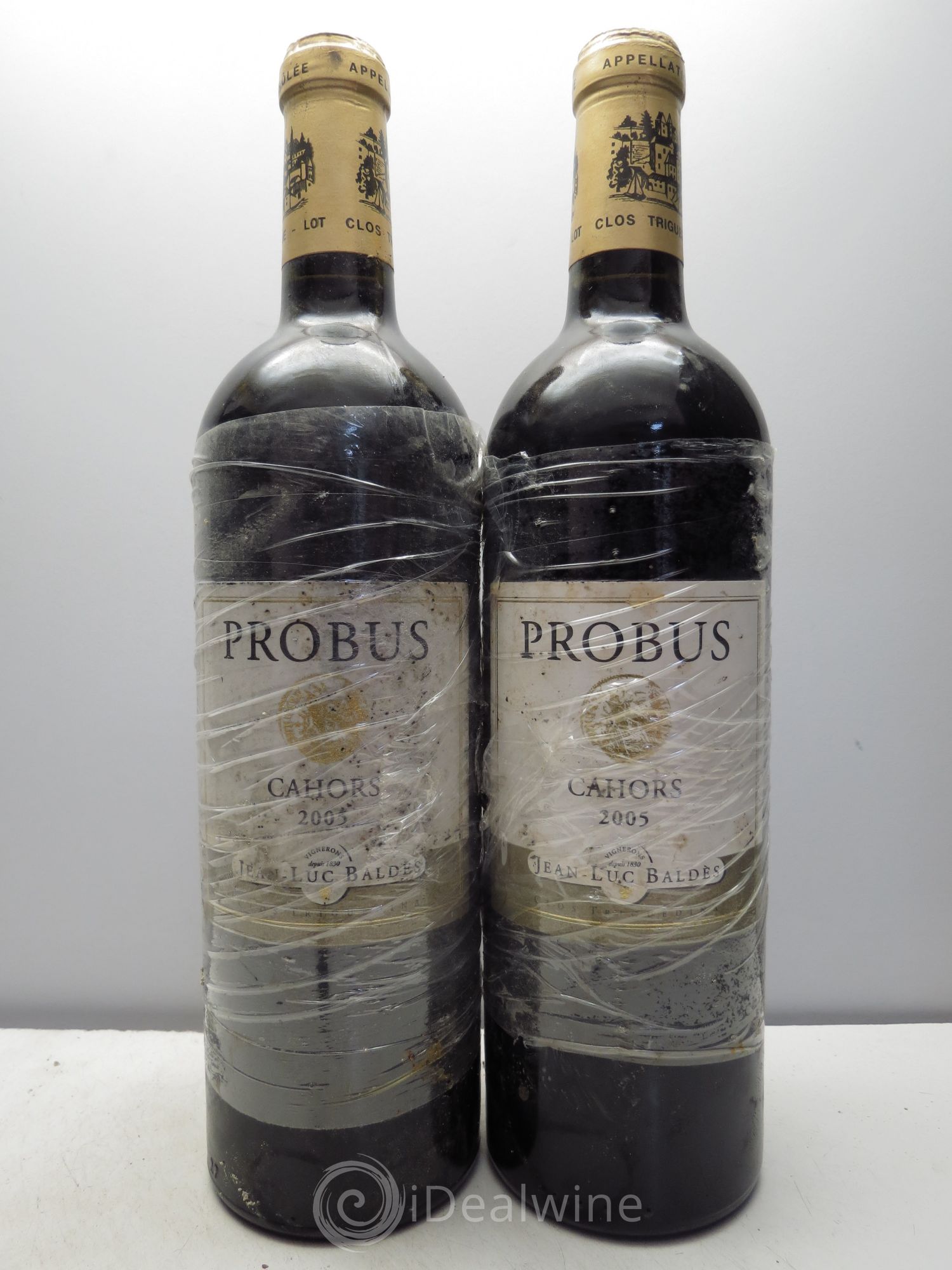 Cahors Clos Triguedina Probus Jean-Luc Baldès 2005 - Lot de 2 bouteilles - 0