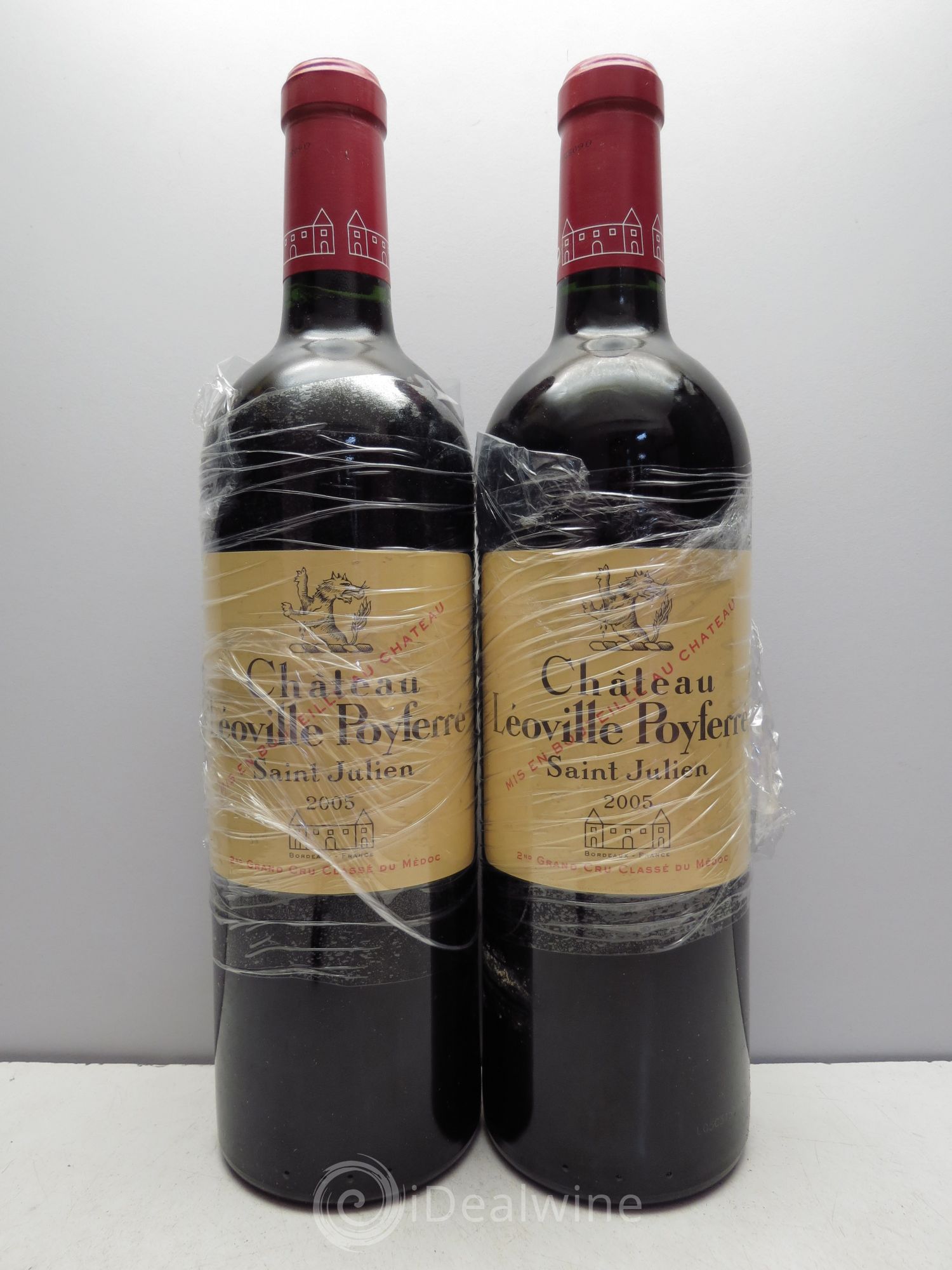 Château Léoville Poyferré 2ème Grand Cru Classé 2005 - Lot de 2 bouteilles - 0