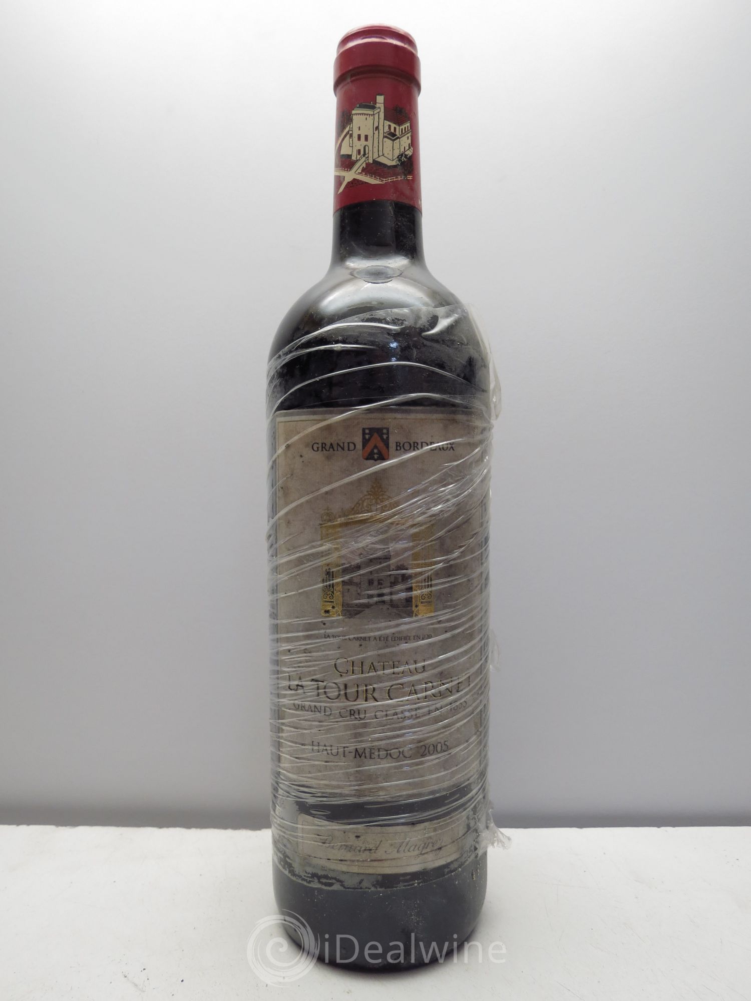 Château la Tour Carnet 4ème Grand Cru Classé 2005 - Lot de 1 bouteille - 0