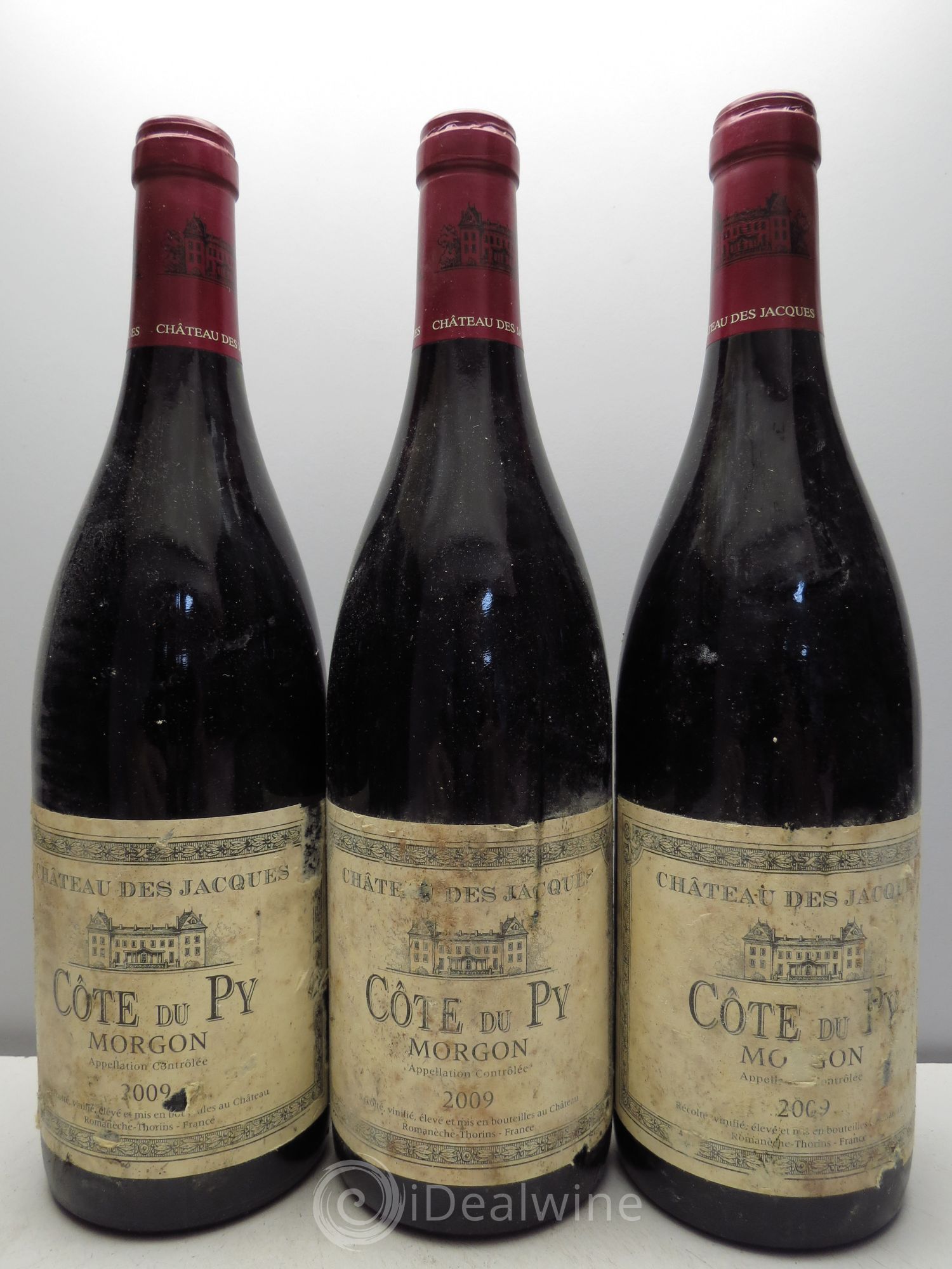Morgon Côte du Py Château des Jacques 2009 - Lot de 3 bouteilles - 0