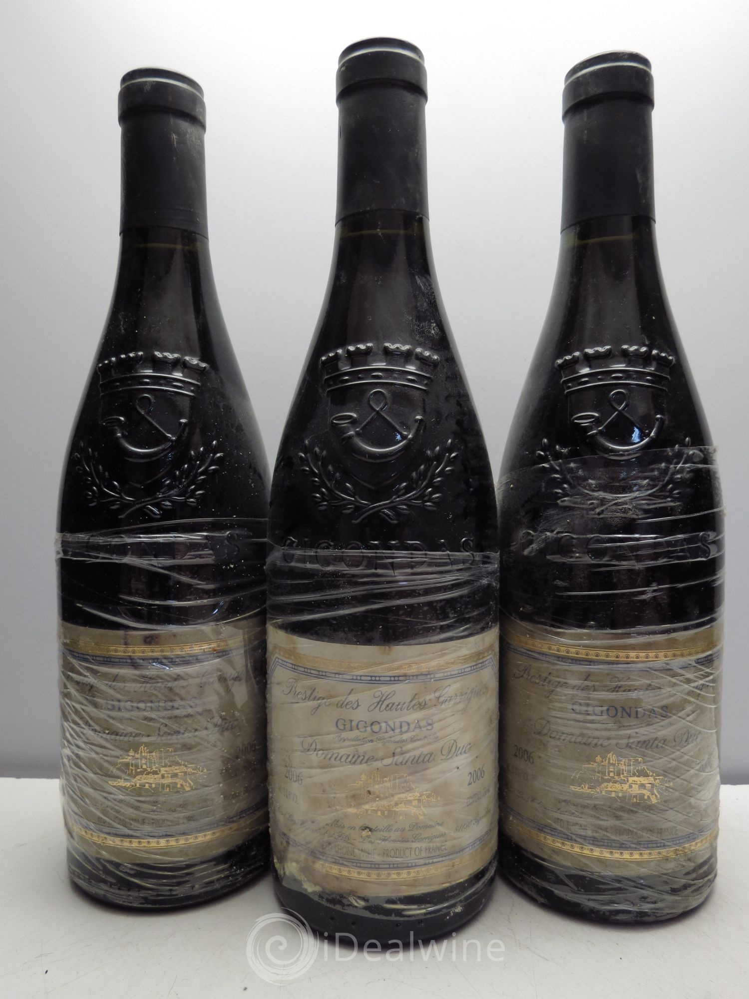 Gigondas Santa Duc (Domaine) Hautes Garrigues Famille Gras 2006 - Lot de 3 bouteilles - 0