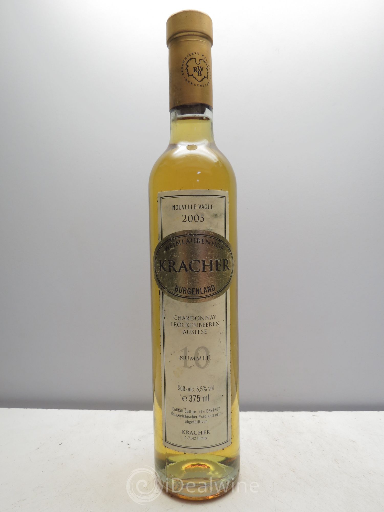 Allemagne Rheingau Alois Kracher Chardonnay TBA #10 Nouvelle vague 2005 - Posten von 1 Demi-Flasche - 0
