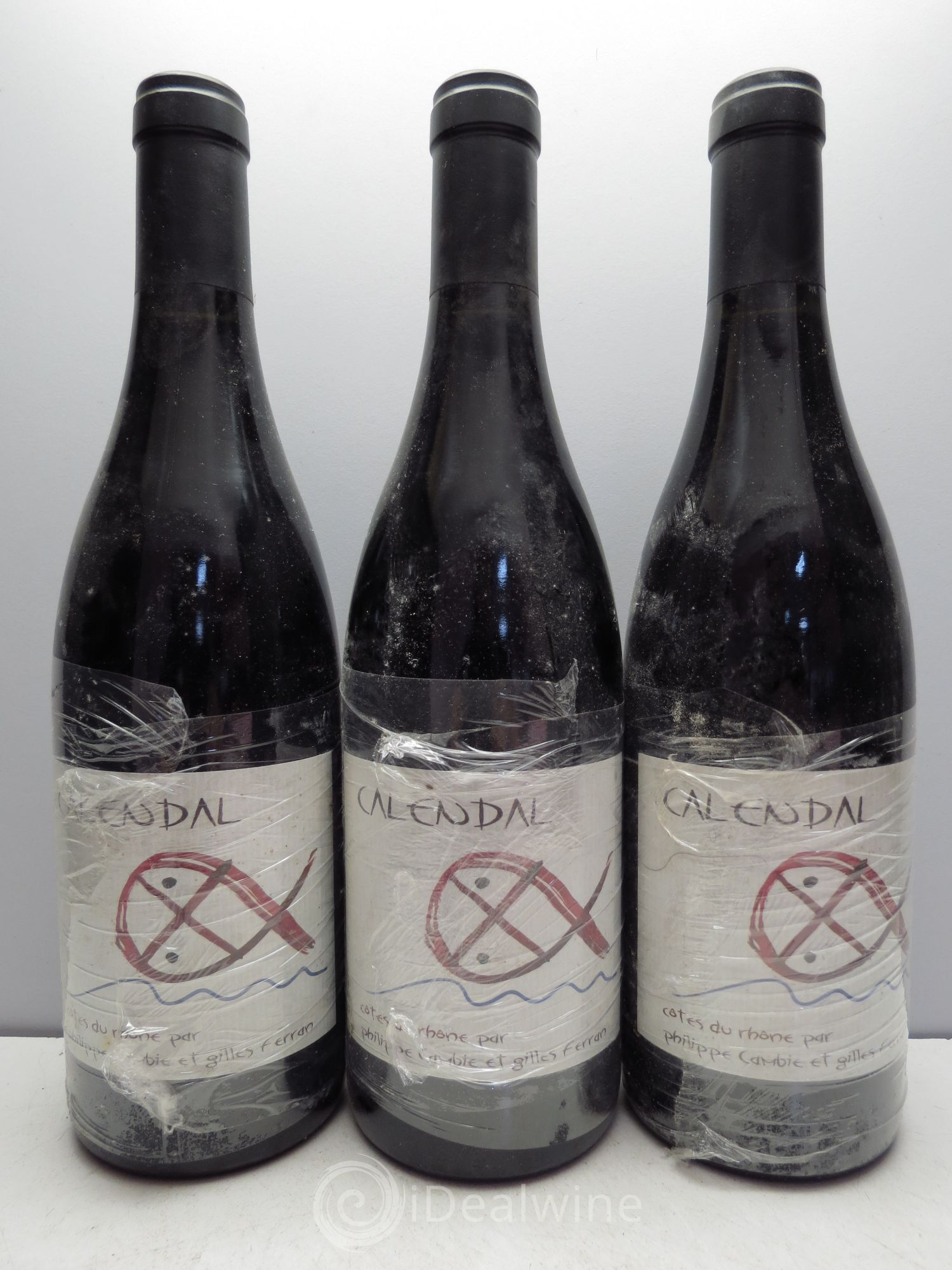 Côtes-du-Rhône Calendal Philippe Cambie et Gilles Ferran 2006 - Posten von 3 Flaschen - 0