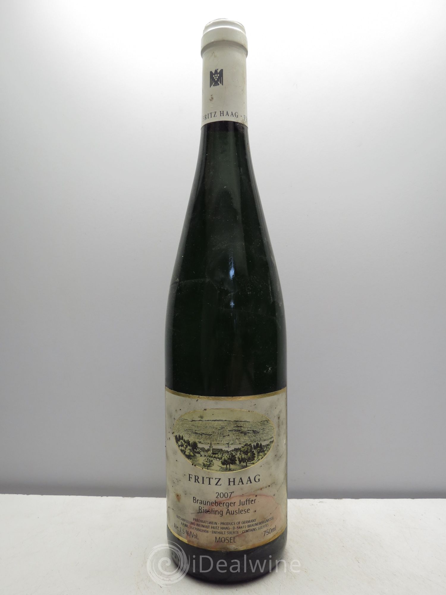 Riesling Fritz Haag Brauneberger Juffer Auslese 2007 - Lot of 1 bottle - 0