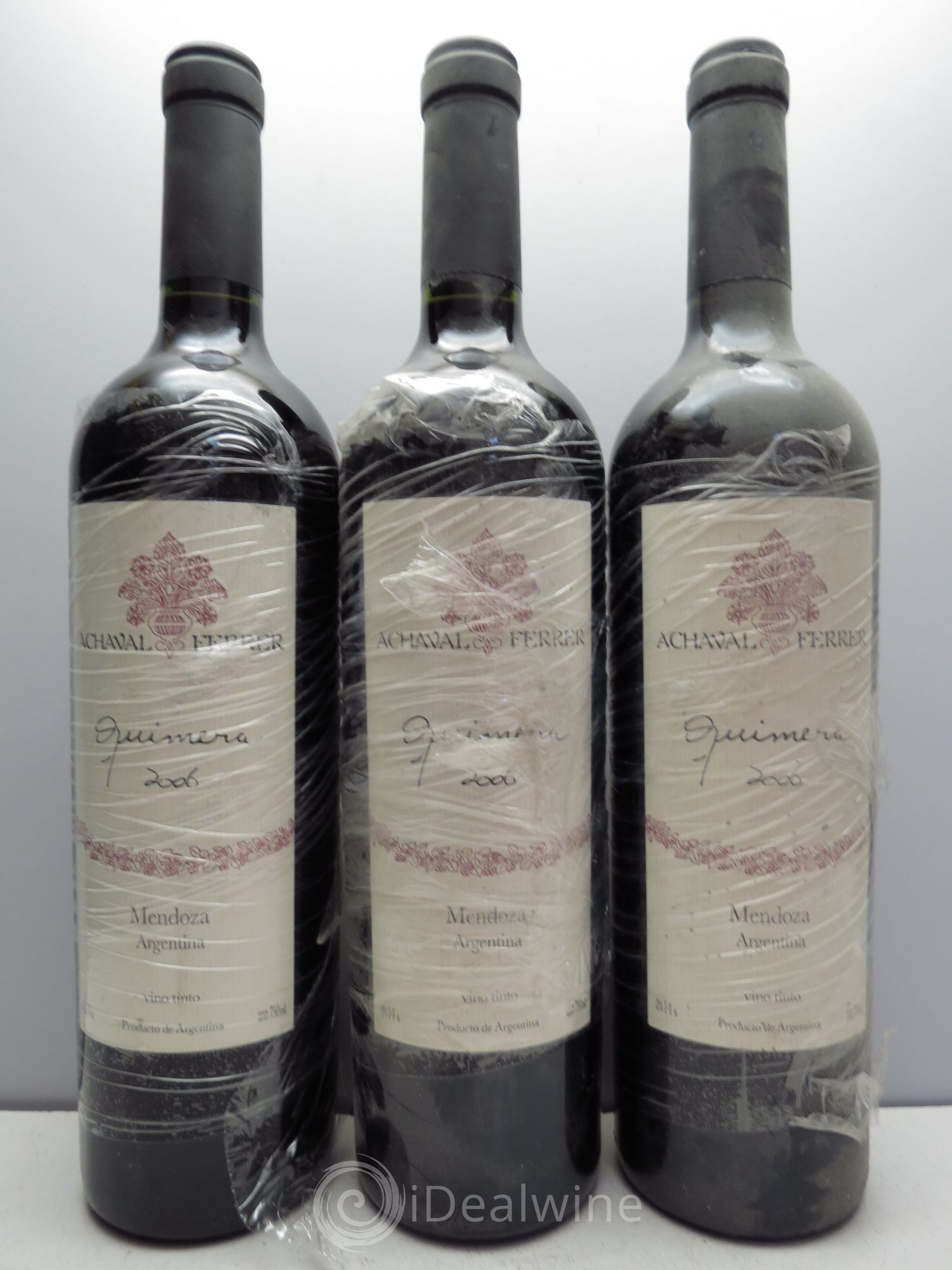 Mendoza Quimera Achaval Ferrer 2006 - Posten von 3 Flaschen - 0