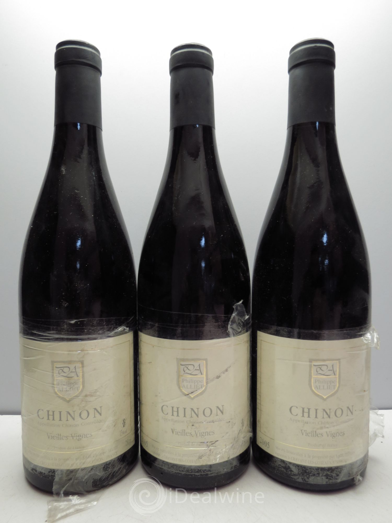 Chinon Vieilles Vignes Philippe Alliet 2005 - Lot de 3 bouteilles - 0