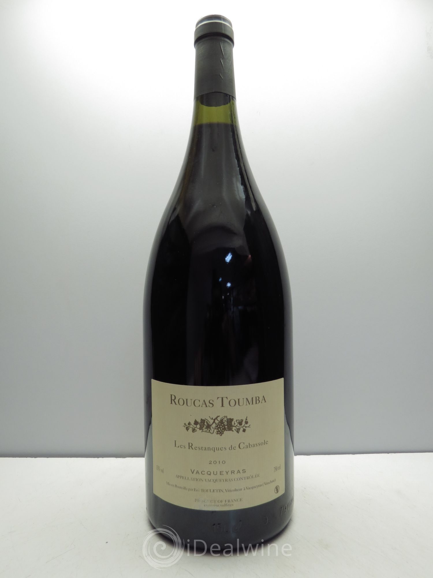 Vacqueyras Les Restanques de Cabassole Roucas Toumba 2010 - Lot de 1 magnum - 0