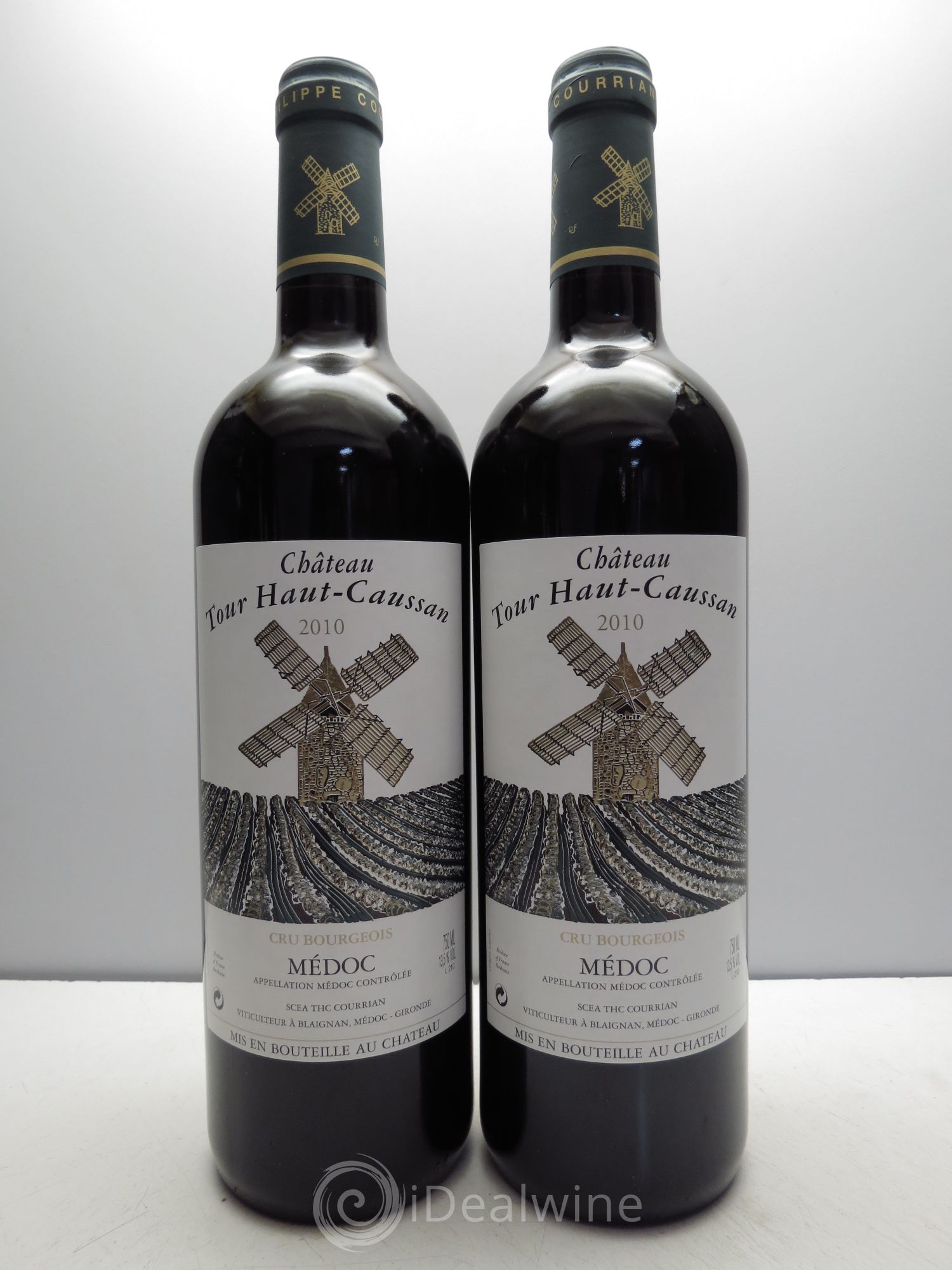 Château Tour Haut-Caussan Cru Bourgeois 2010 - Lot de 2 bouteilles - 0