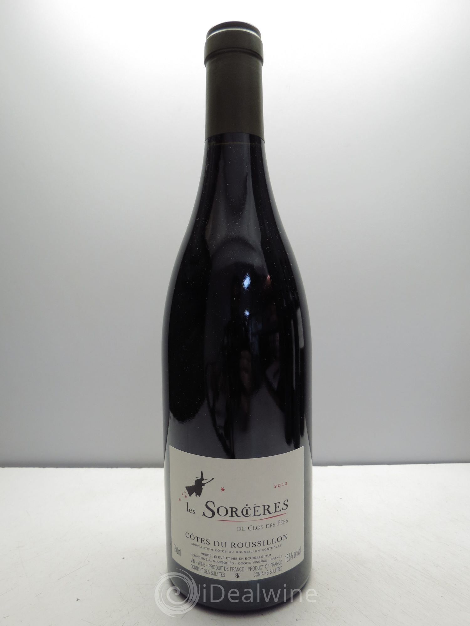 Côtes du Roussillon Clos des Fées Les Sorcières Hervé Bizeul 2012 - Lot de 1 bouteille - 0