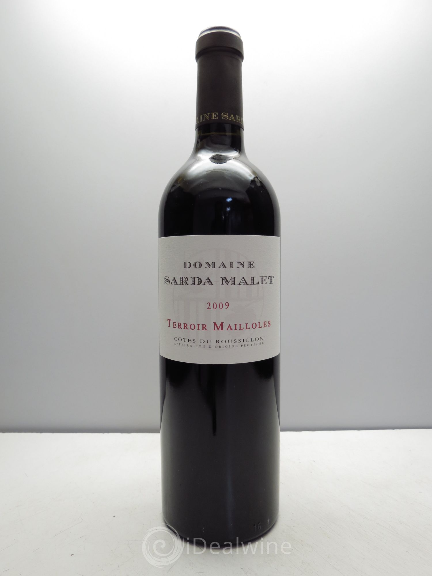 Côtes du Roussillon Domaine Sarda-Malet Terroir de Mailloles Jérôme Malet 2009 - Lot de 1 bouteille - 0