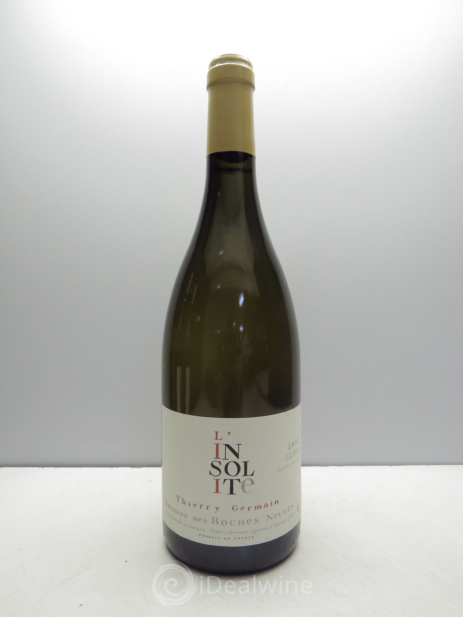 Saumur Insolite Domaine des Roches Neuves - Thierry Germain 2012 - Lot de 1 bouteille - 0