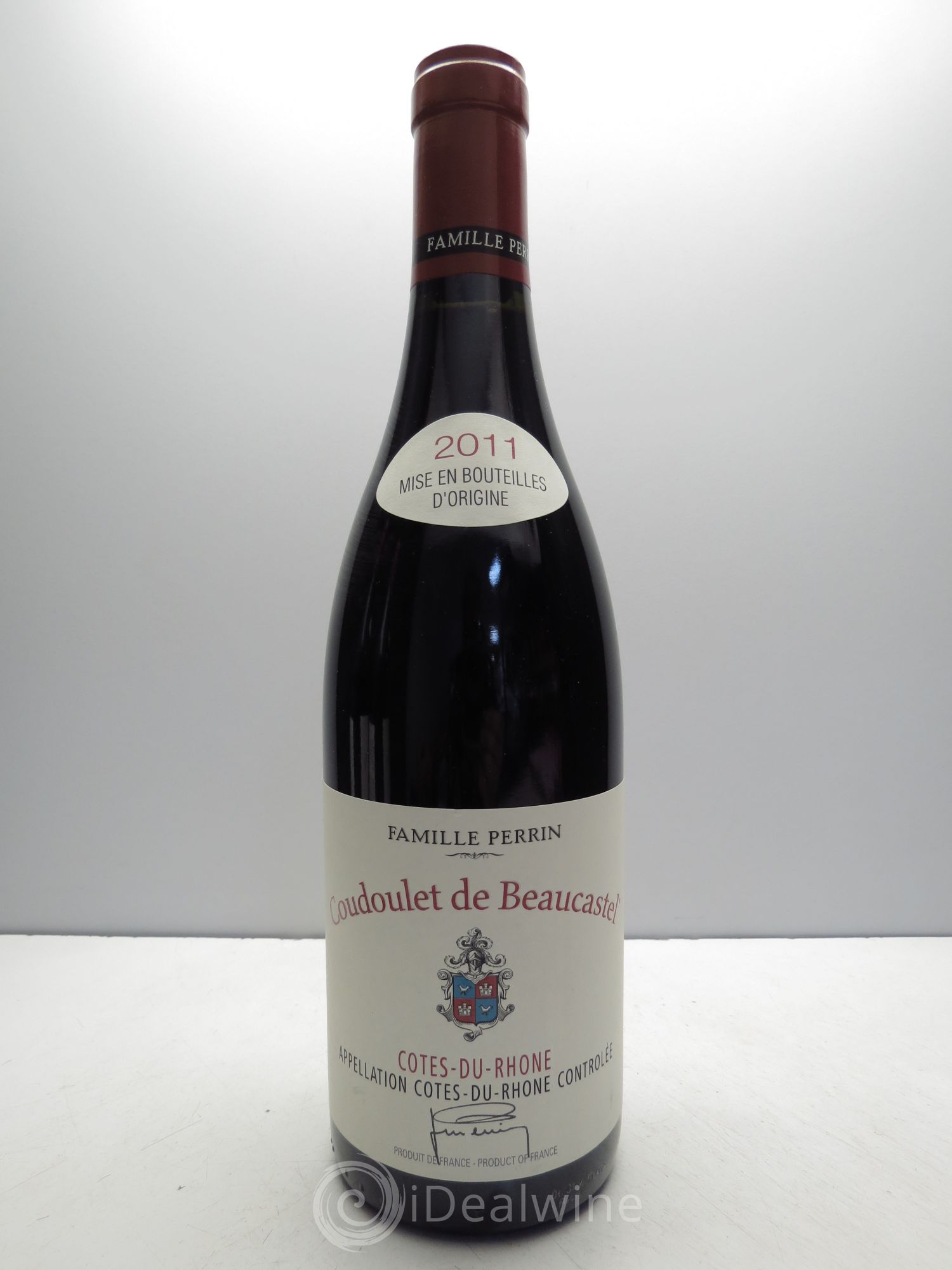 Côtes-du-Rhône Coudoulet de Beaucastel Famille Perrin 2011 - Lot de 1 bouteille - 0