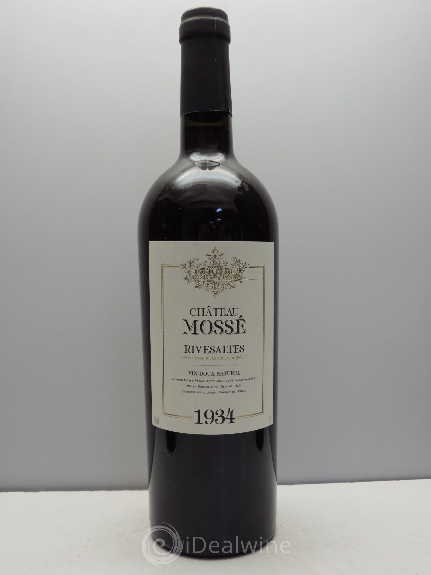 Rivesaltes Château Mossé 1934 - Lot de 1 bouteille - 0