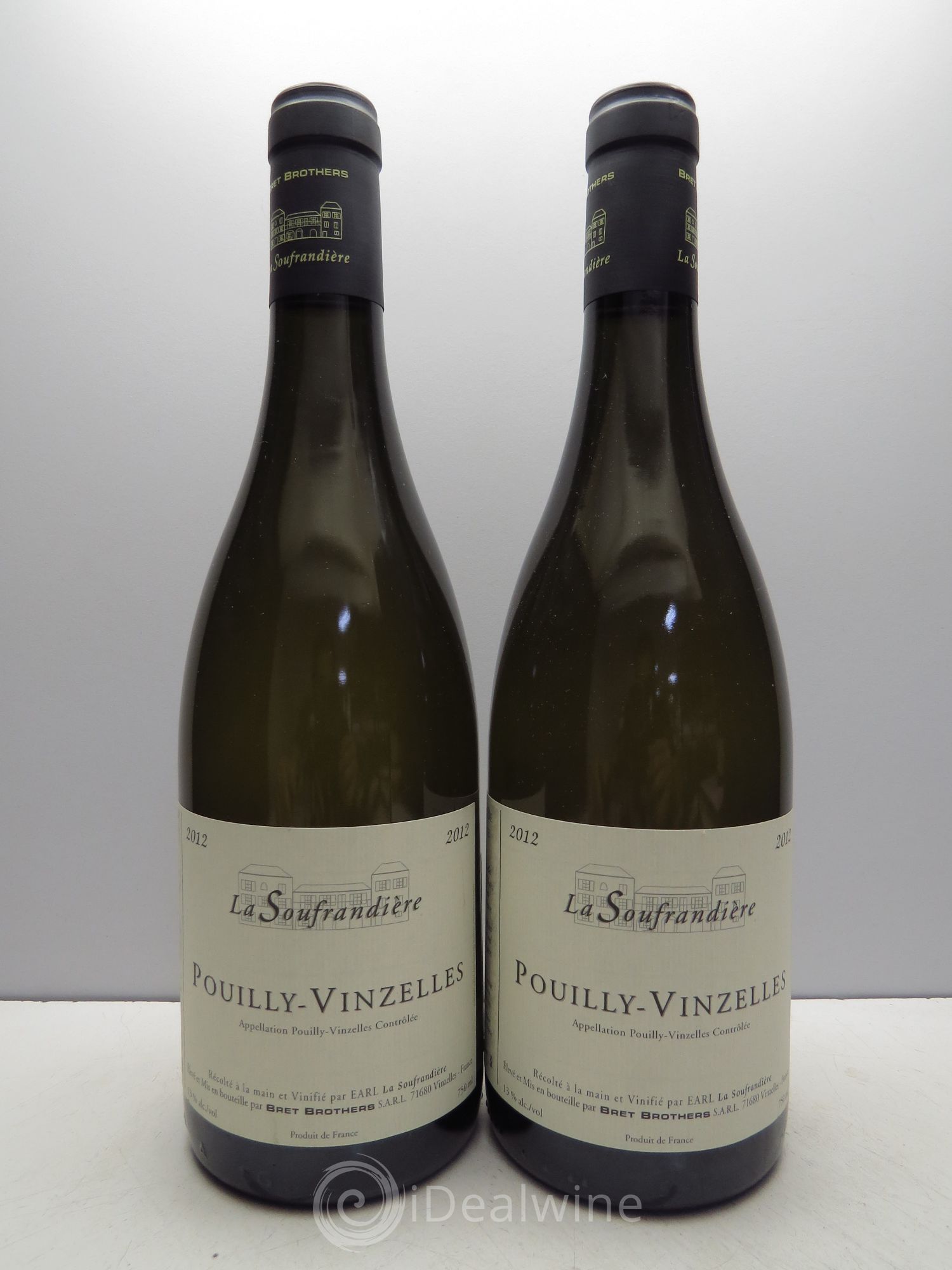 Pouilly-Vinzelles La Soufrandière - Bret Brothers 2012 - Lot de 2 bouteilles - 0