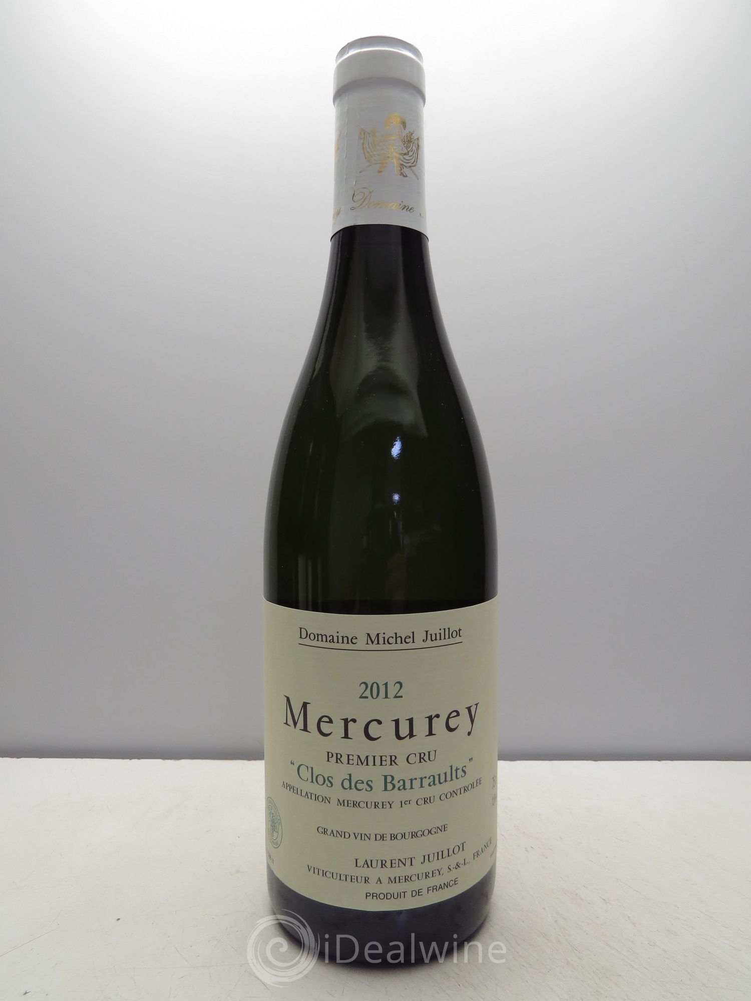 Mercurey 1er Cru Clos des Barraults Michel Juillot (Domaine) 2012 - Lot de 1 bouteille - 0