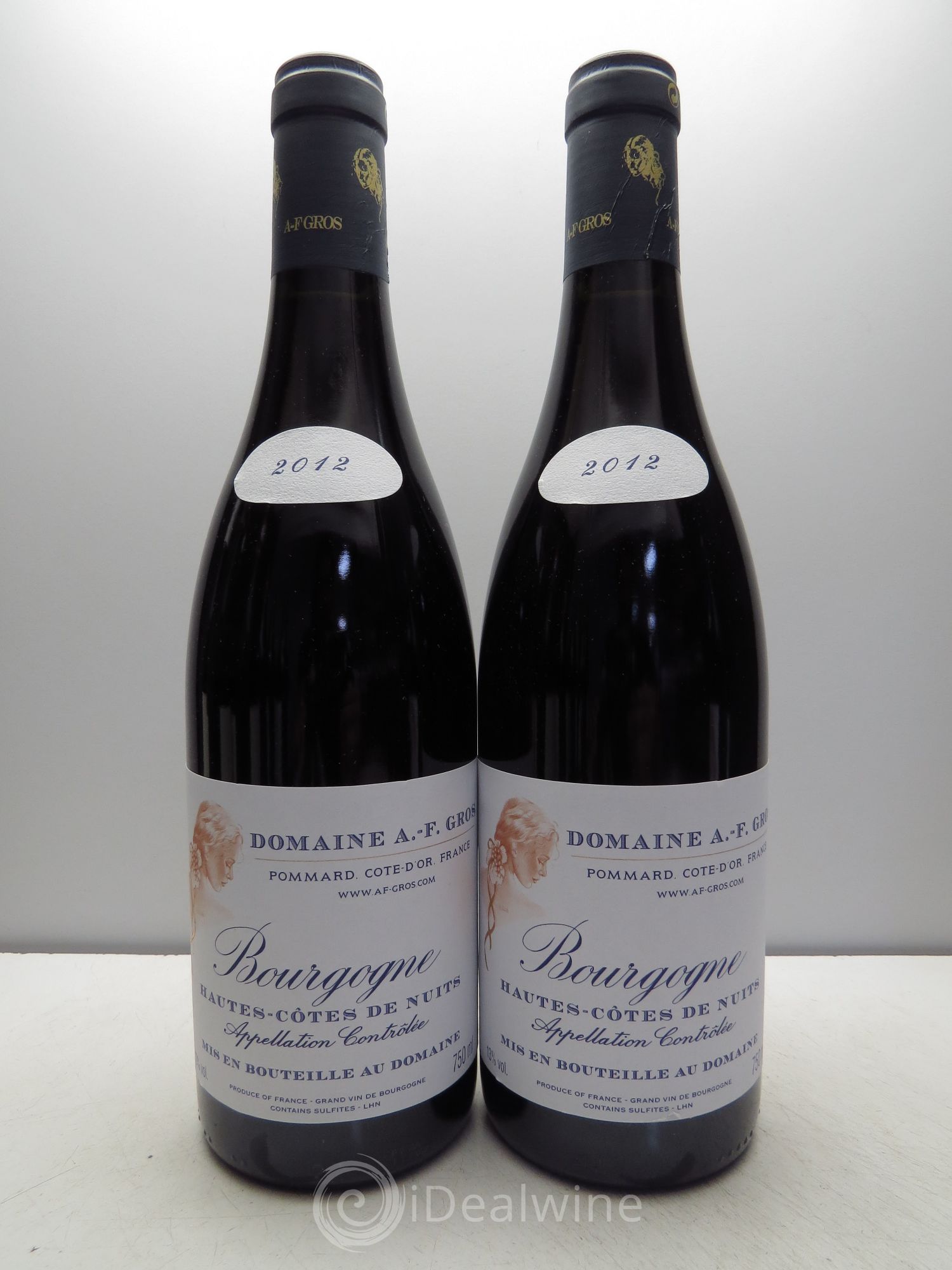 Hautes-Côtes de Nuits A.-F. Gros 2012 - Lot de 2 bouteilles - 0