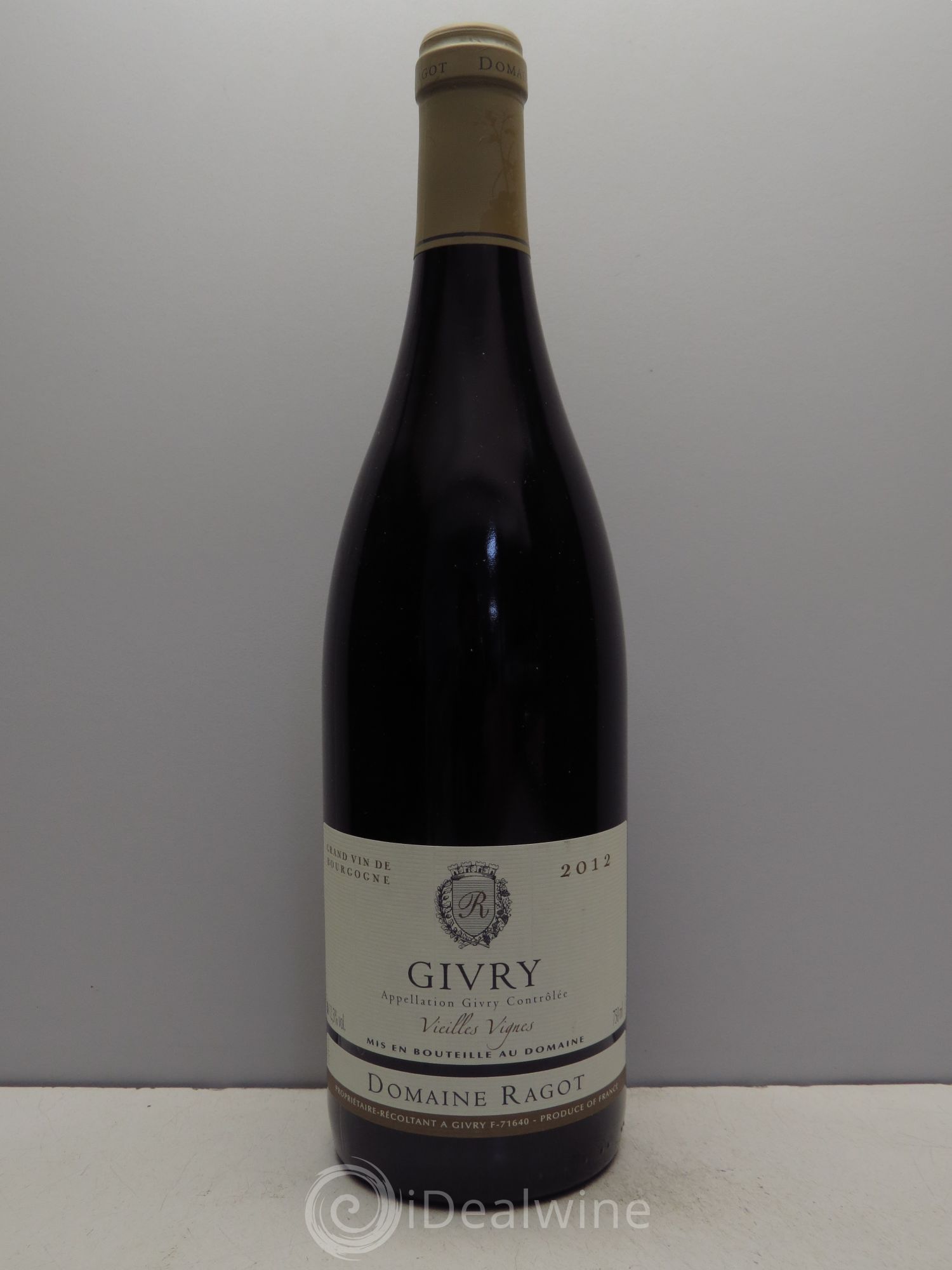 Givry Vieilles Vignes Domaine Ragot 2012 - Posten von 1 Flasche - 0