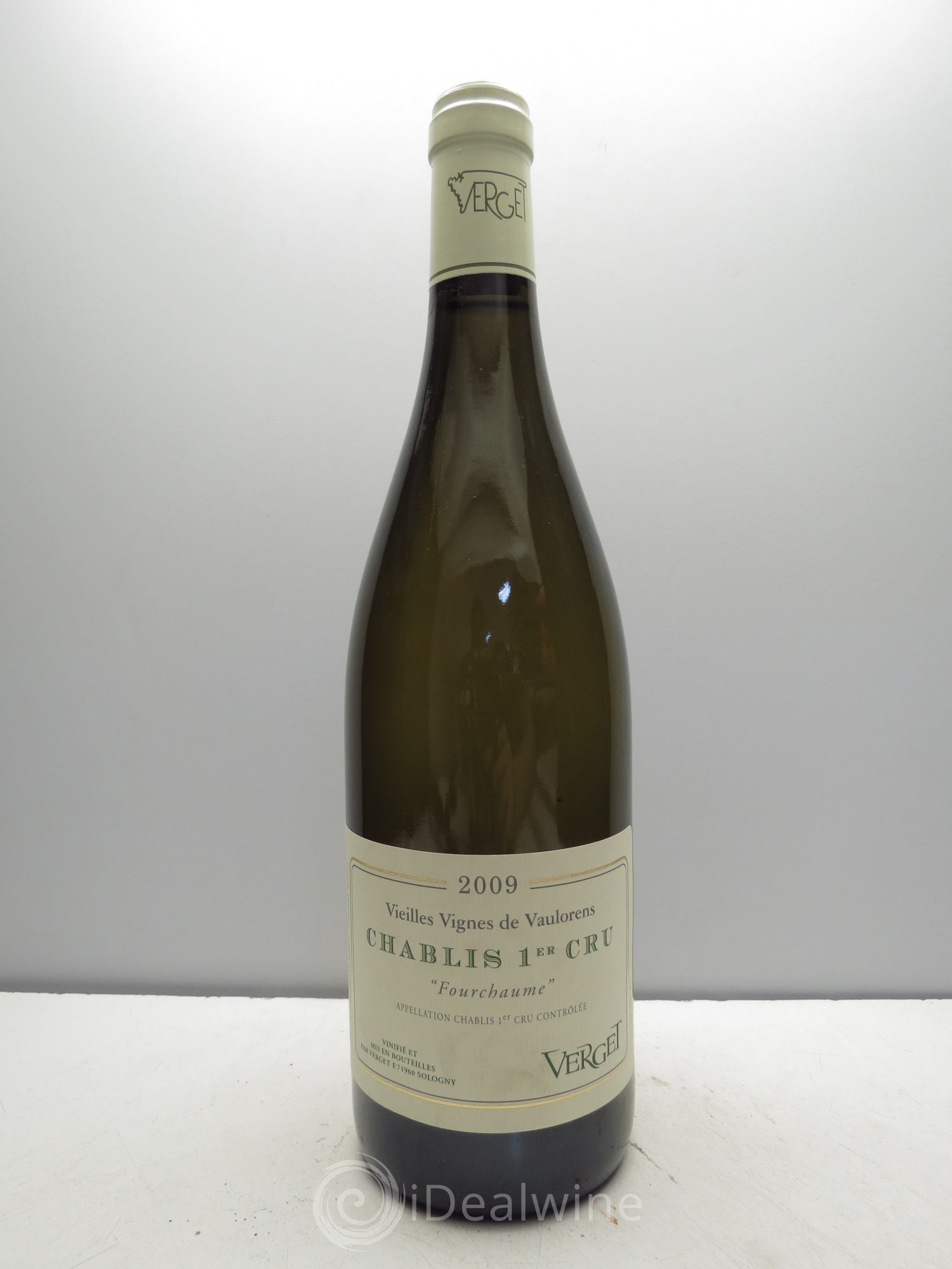 Chablis 1er Cru Fourchaume Vieilles vignes de Vaulorens Verget Fourchaume 2009 - Lot de 1 bouteille - 0