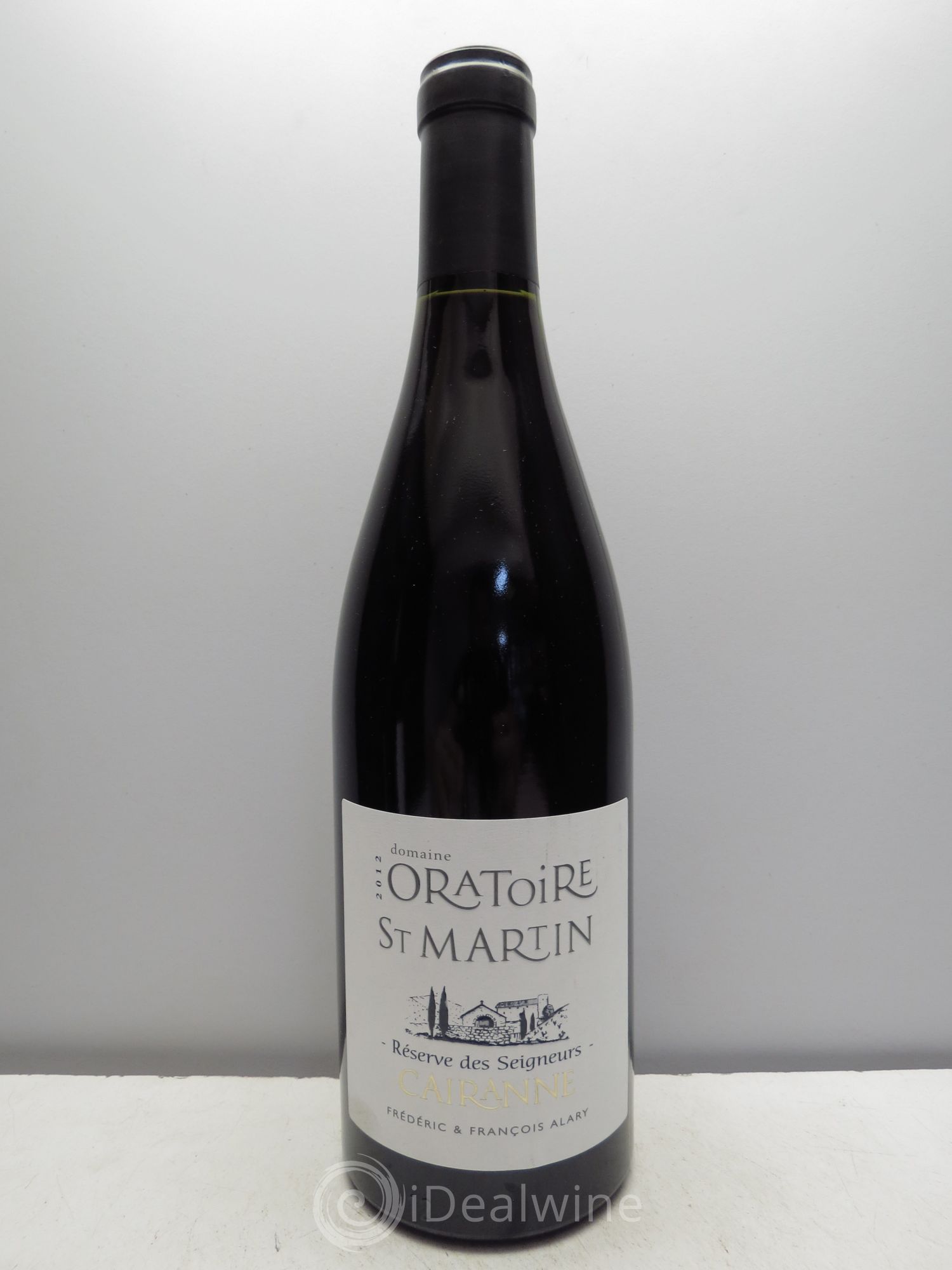 Cairanne Réserve des Seigneurs Oratoire Saint-Martin - Frédéric et François Alary 2012 - Lot de 1 bouteille - 0