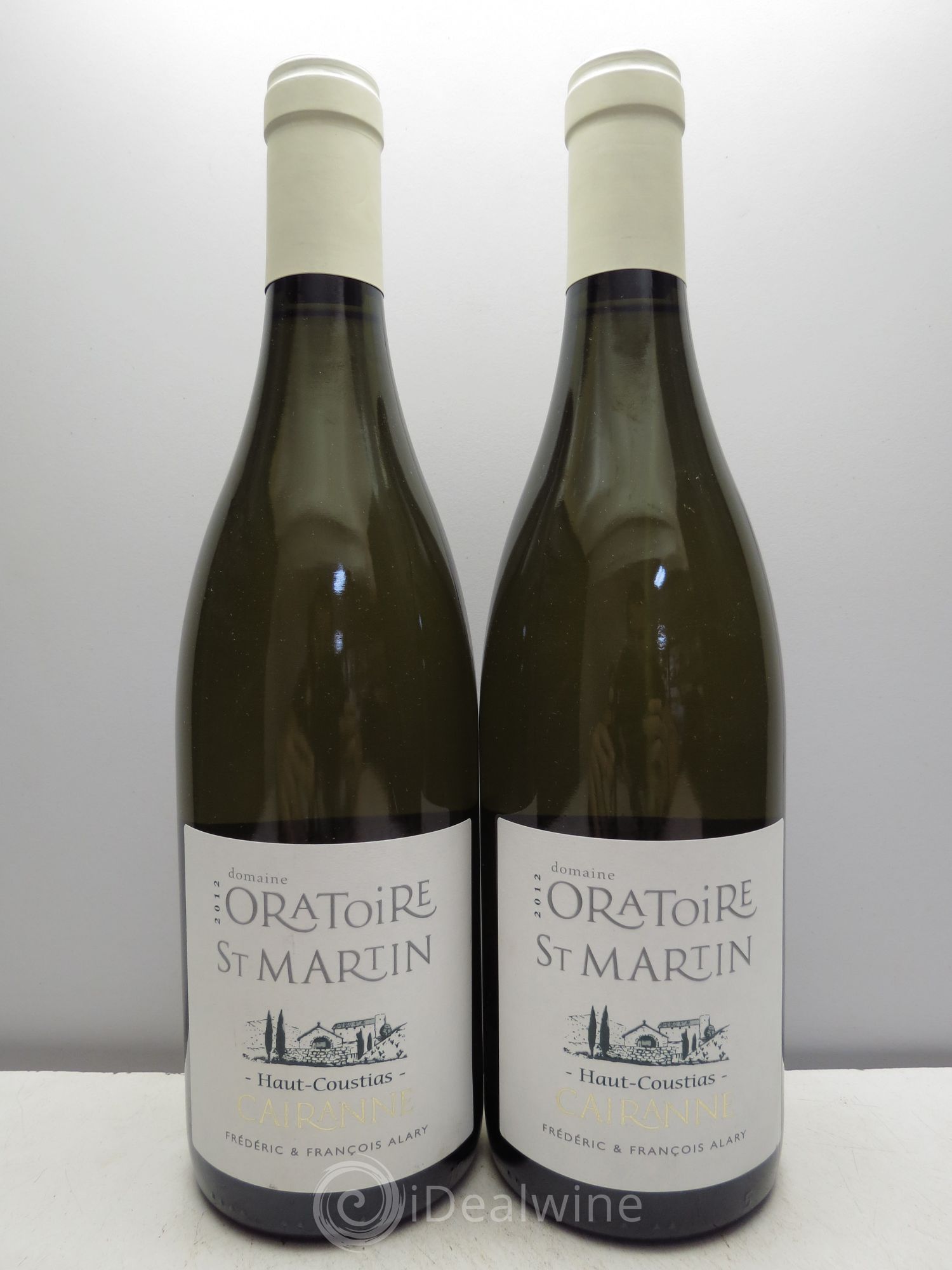 Cairanne Haut-Coustias Oratoire Saint-Martin - Frédéric et François Alary 2012 - Lot de 2 bouteilles - 0