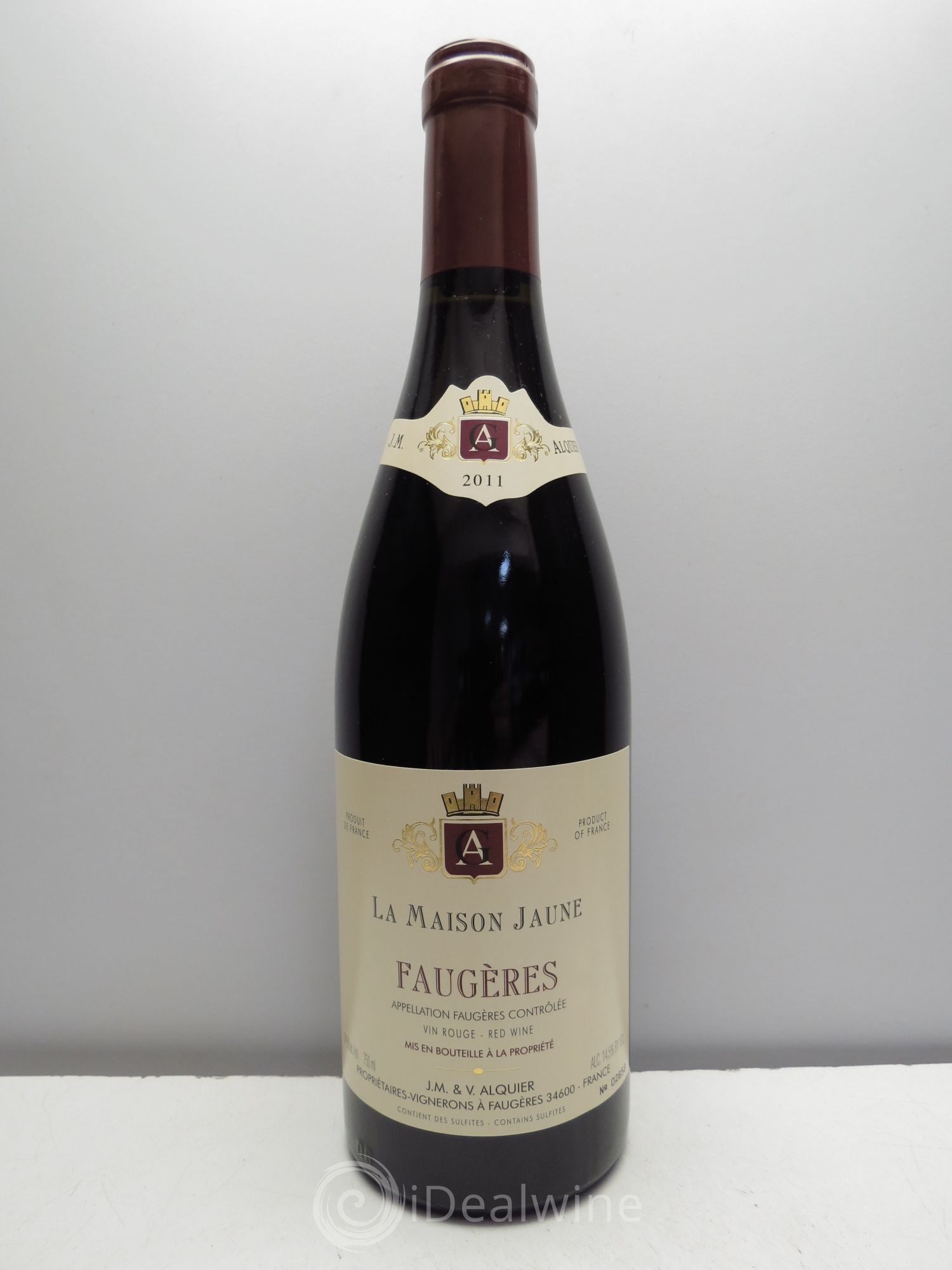Faugères La Maison Jaune Jean-Michel Alquier 2011 - Lot de 1 bouteille - 0