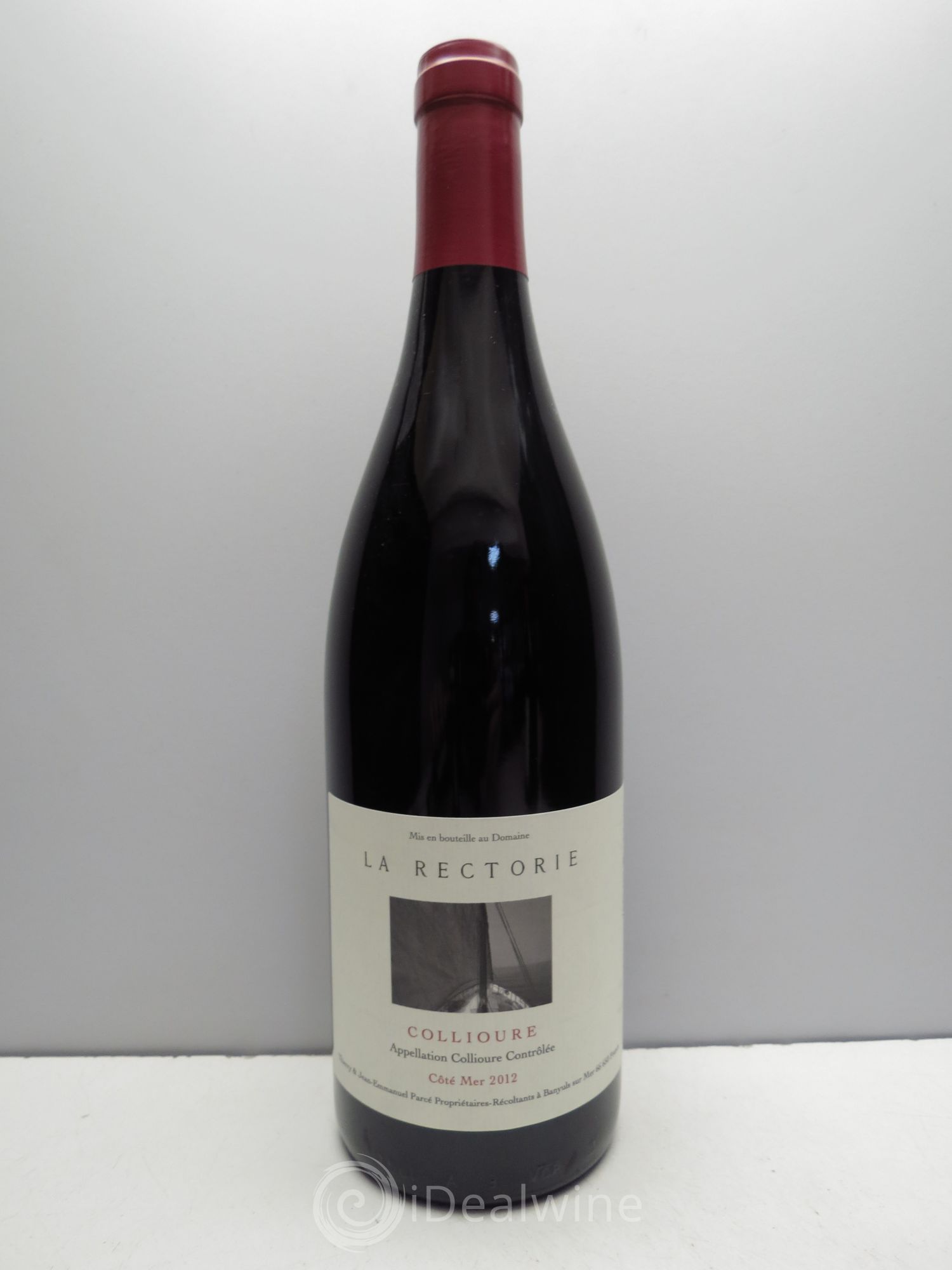 Collioure La Rectorie (Domaine de) Côté Mer Thierry et Jean Emmanuel Parcé 2012 - Lot de 1 bouteille - 0