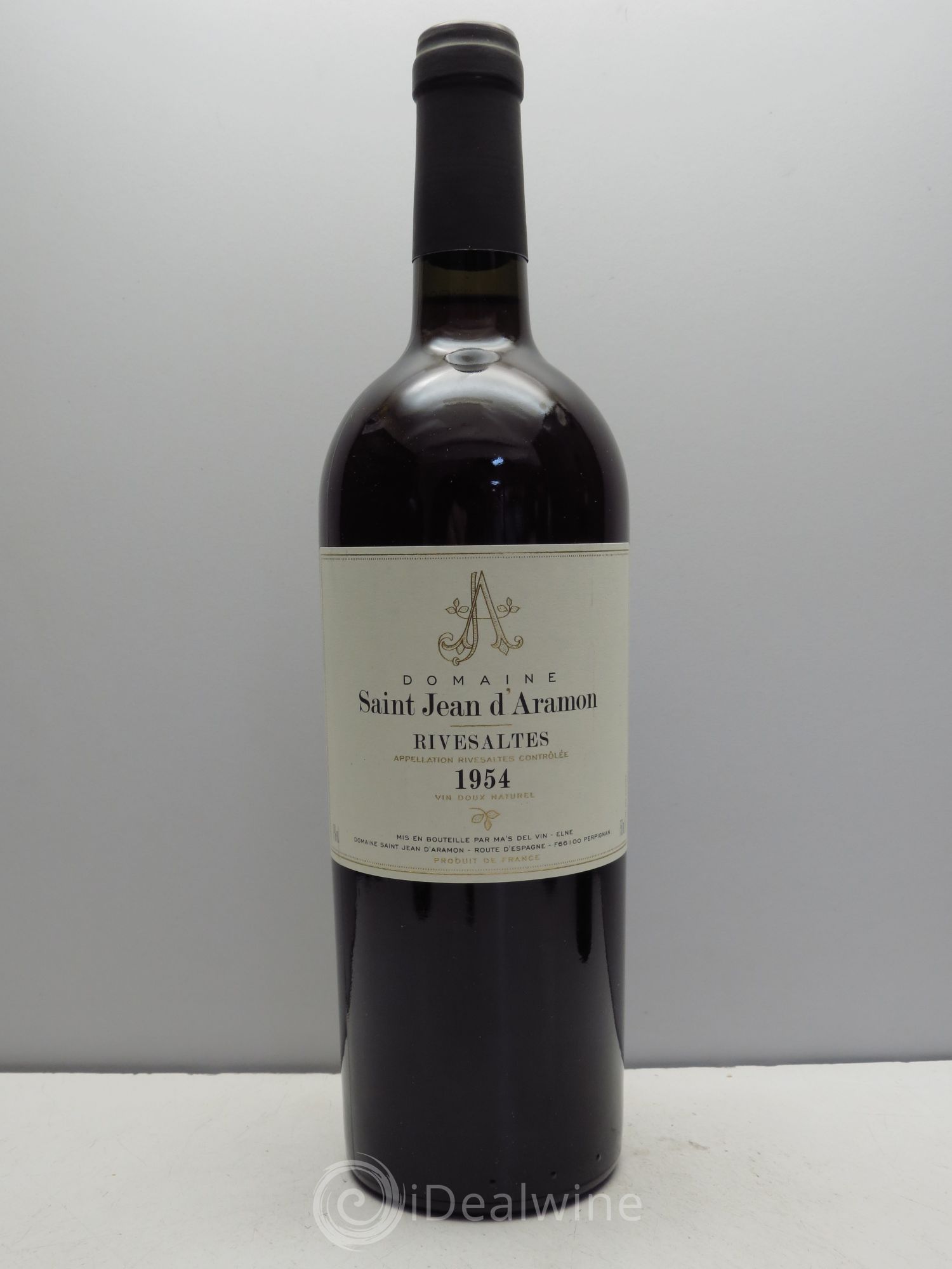 Rivesaltes domaine St. Jean d'Aramon 1954 - Posten von 1 Flasche - 0