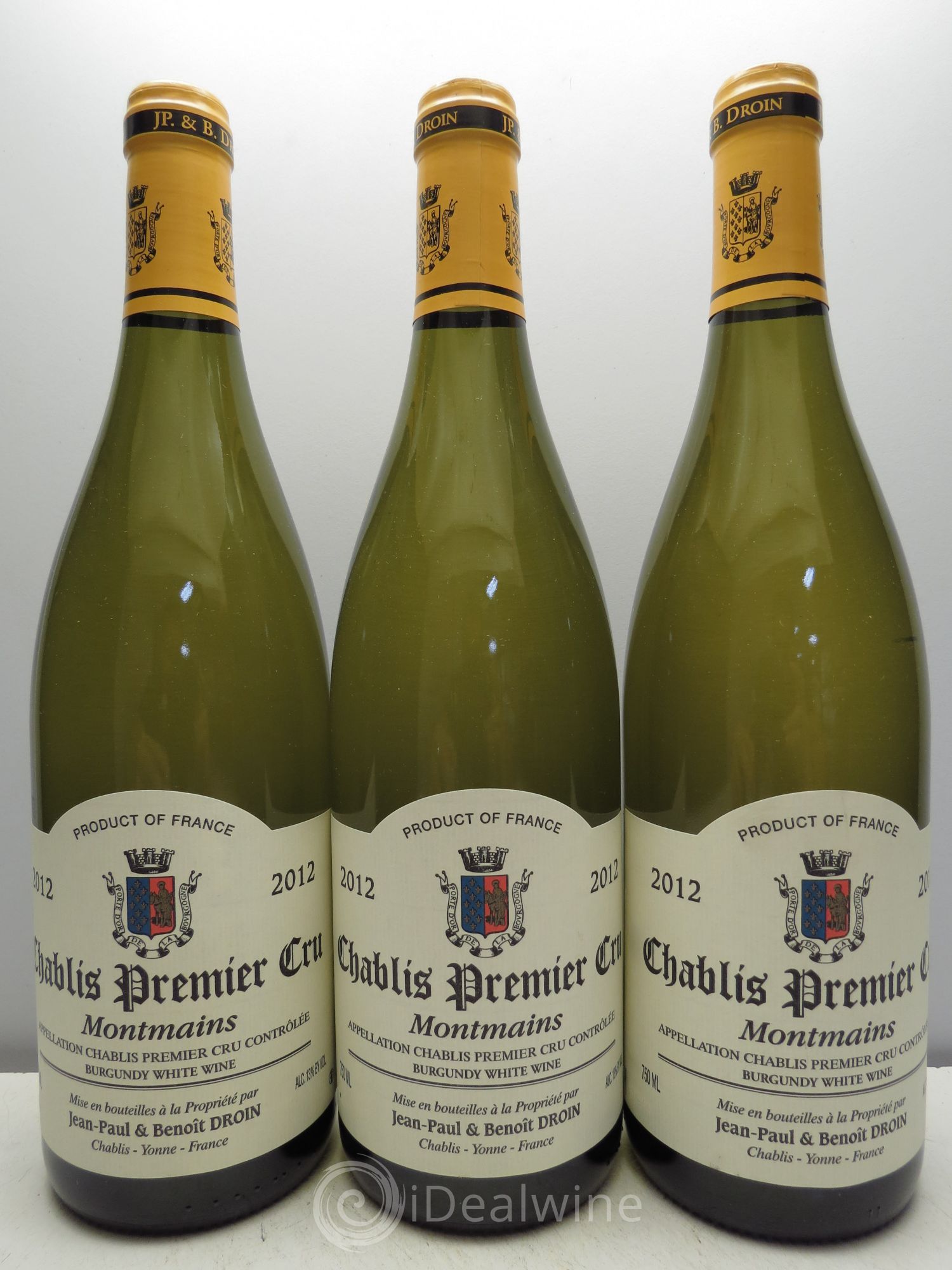 Chablis 1er Cru 2012 - Lot de 3 bouteilles - 0