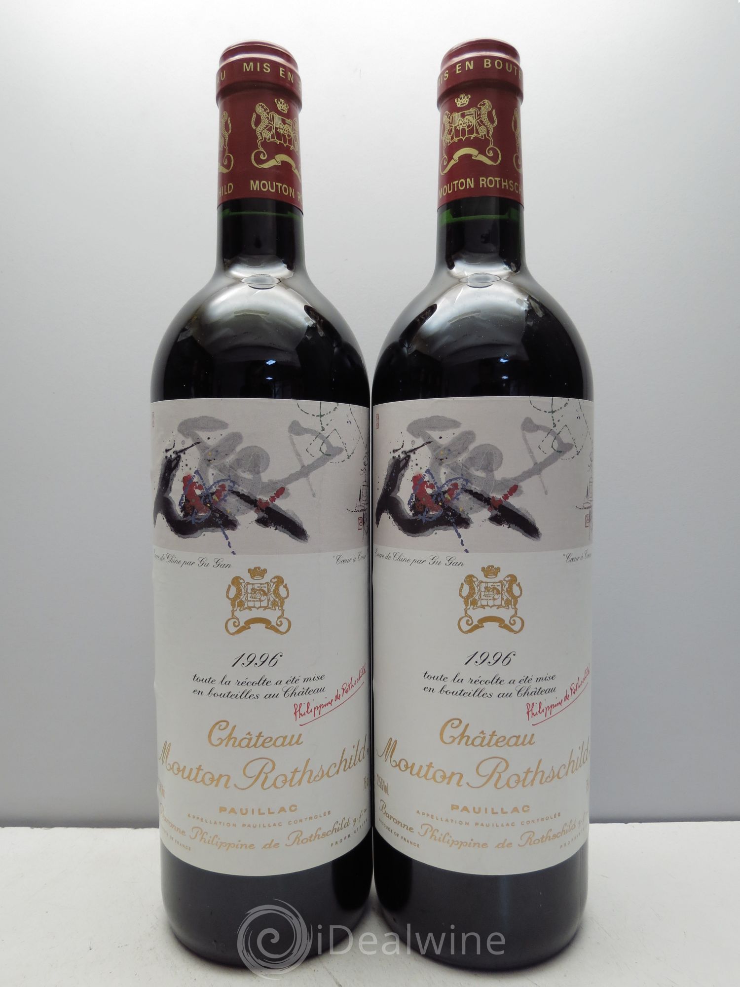 Château Mouton Rothschild 1er Grand Cru Classé 1996 - Lot de 6 bouteilles - 1