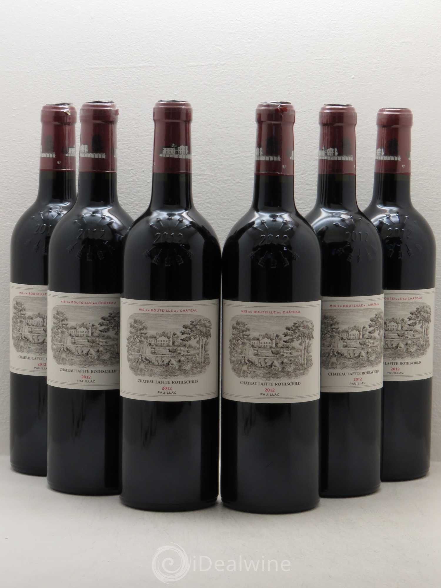 Château Lafite Rothschild 1er Grand Cru Classé 2012 - Lot de 6 bouteilles - 0