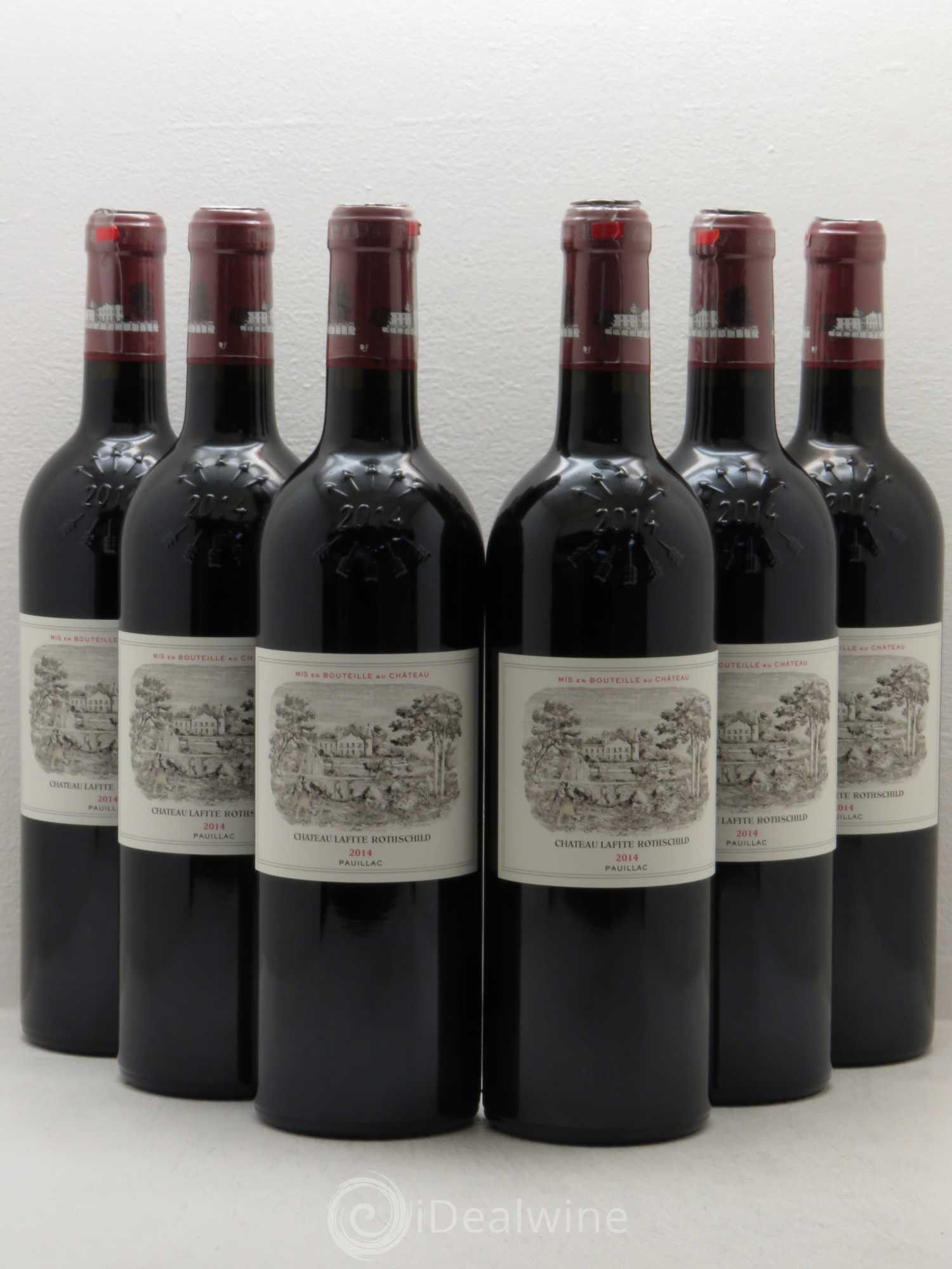 Château Lafite Rothschild 1er Grand Cru Classé 2014 - Lot de 6 bouteilles - 0