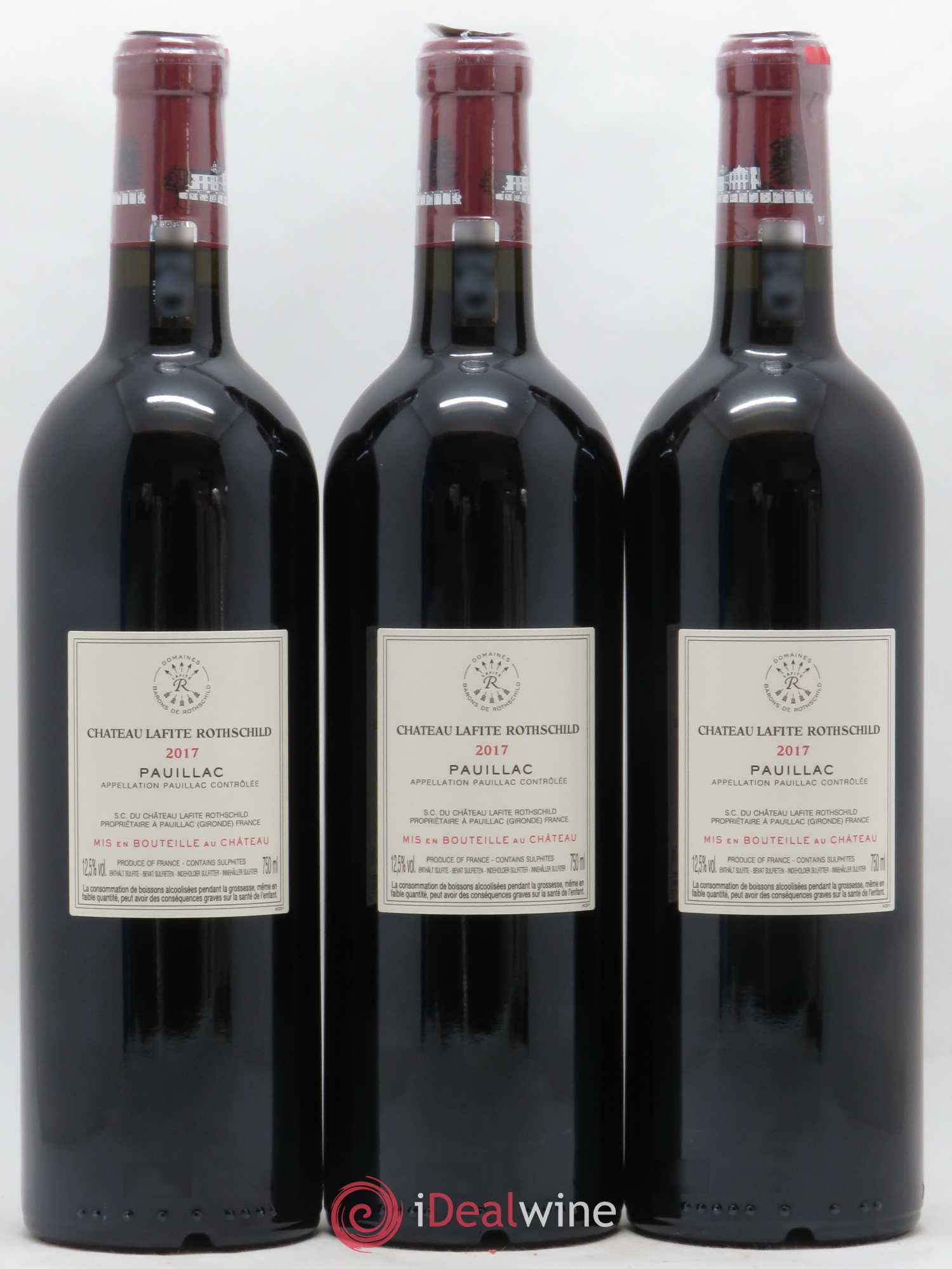 Château Lafite Rothschild 1er Grand Cru Classé 2017 - Posten von 6 Flaschen - 2