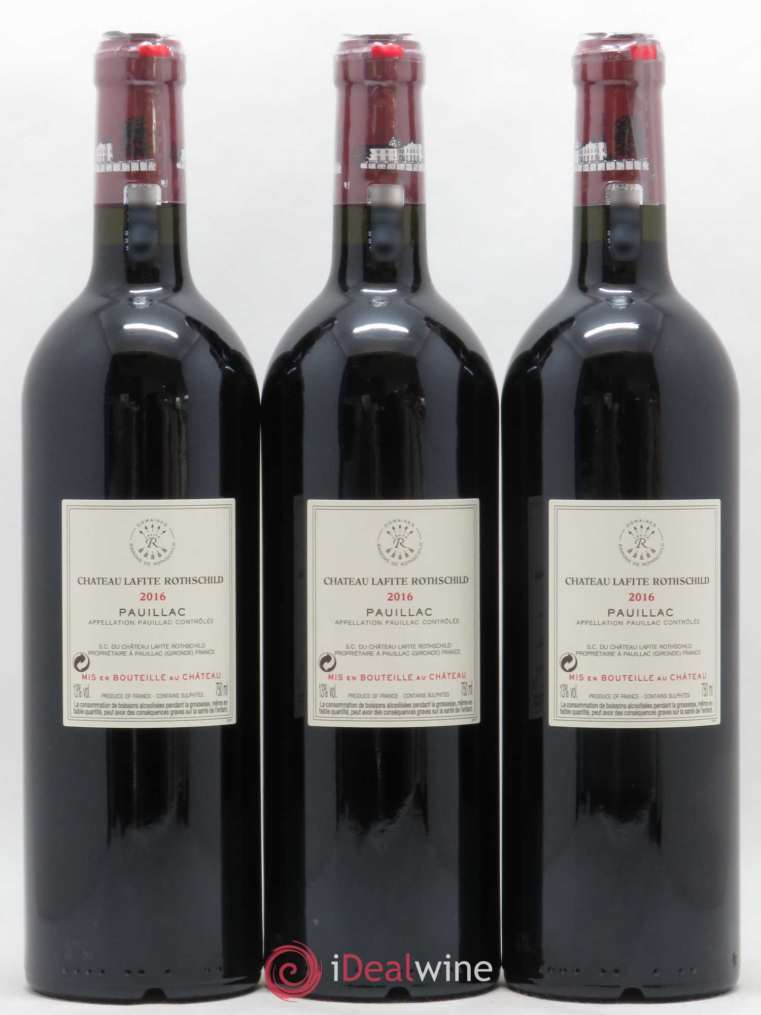 Château Lafite Rothschild 1er Grand Cru Classé 2016 - Lot de 6 bouteilles - 2