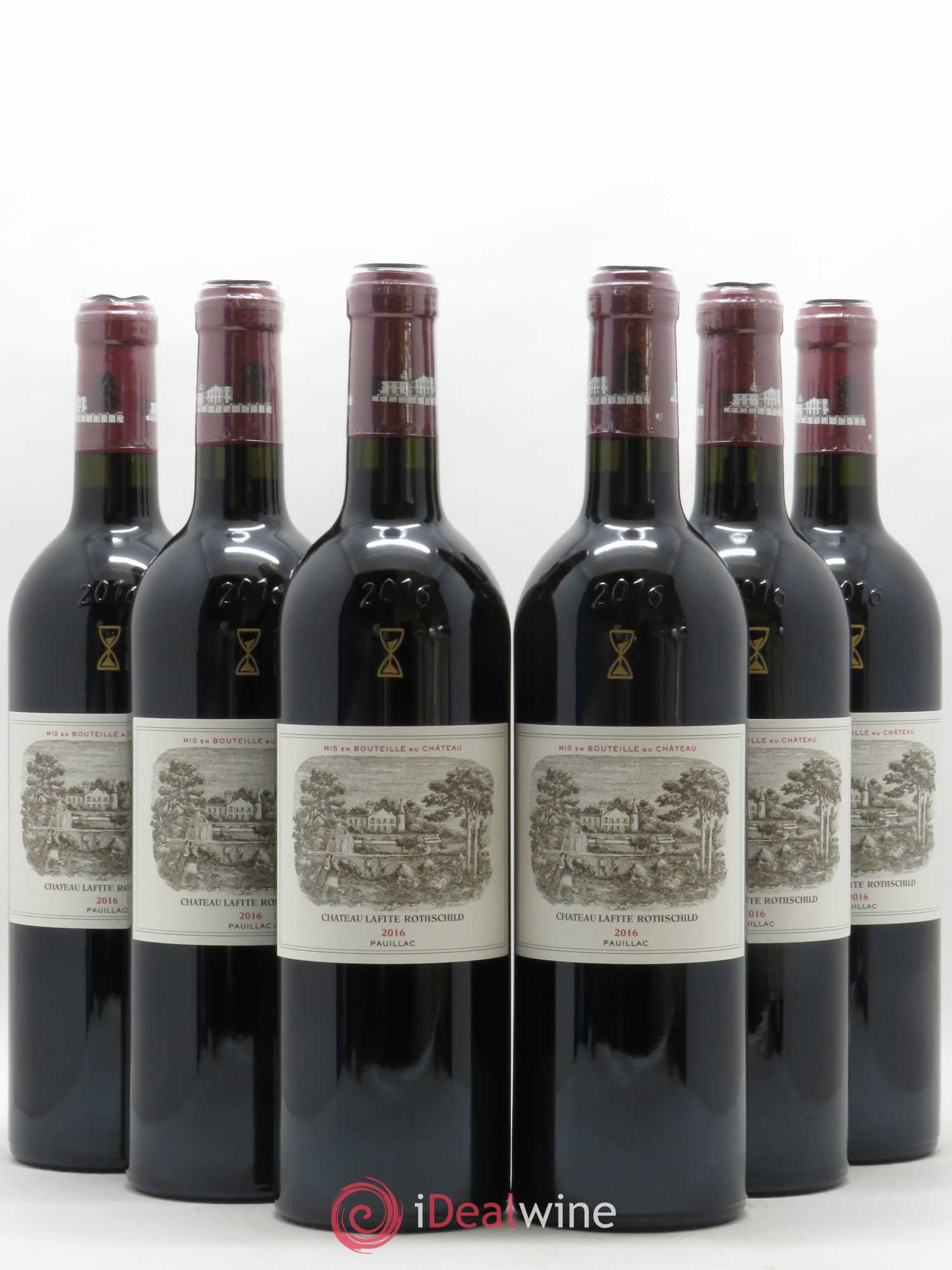 Château Lafite Rothschild 1er Grand Cru Classé 2016 - Lot de 6 bouteilles - 0