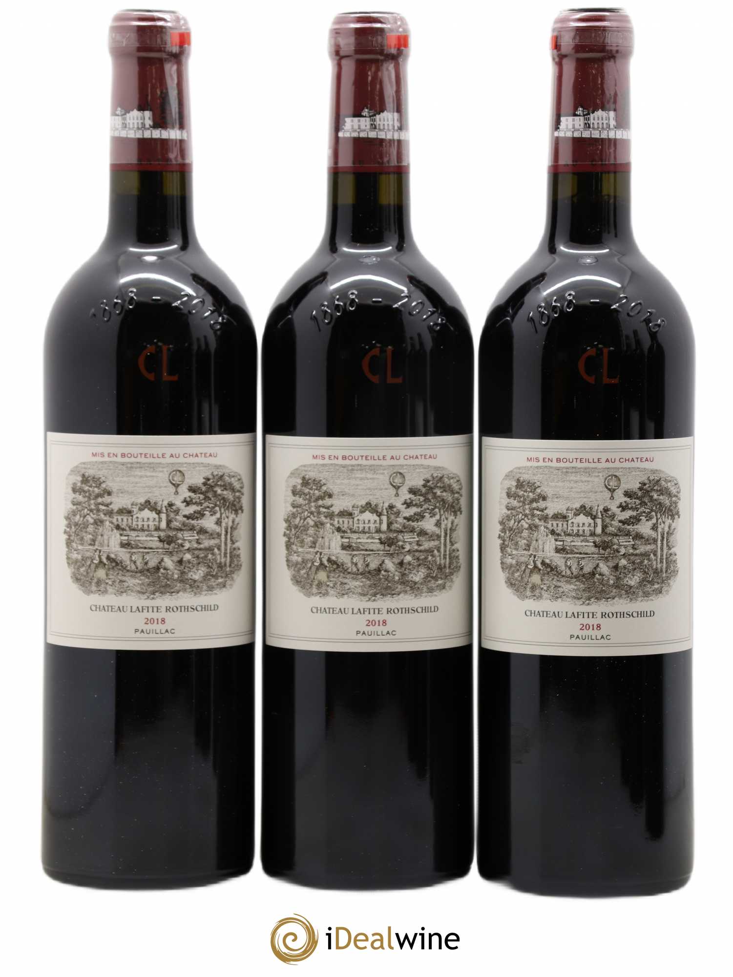Château Lafite Rothschild 1er Grand Cru Classé 2018 - Lot de 6 bouteilles - 1