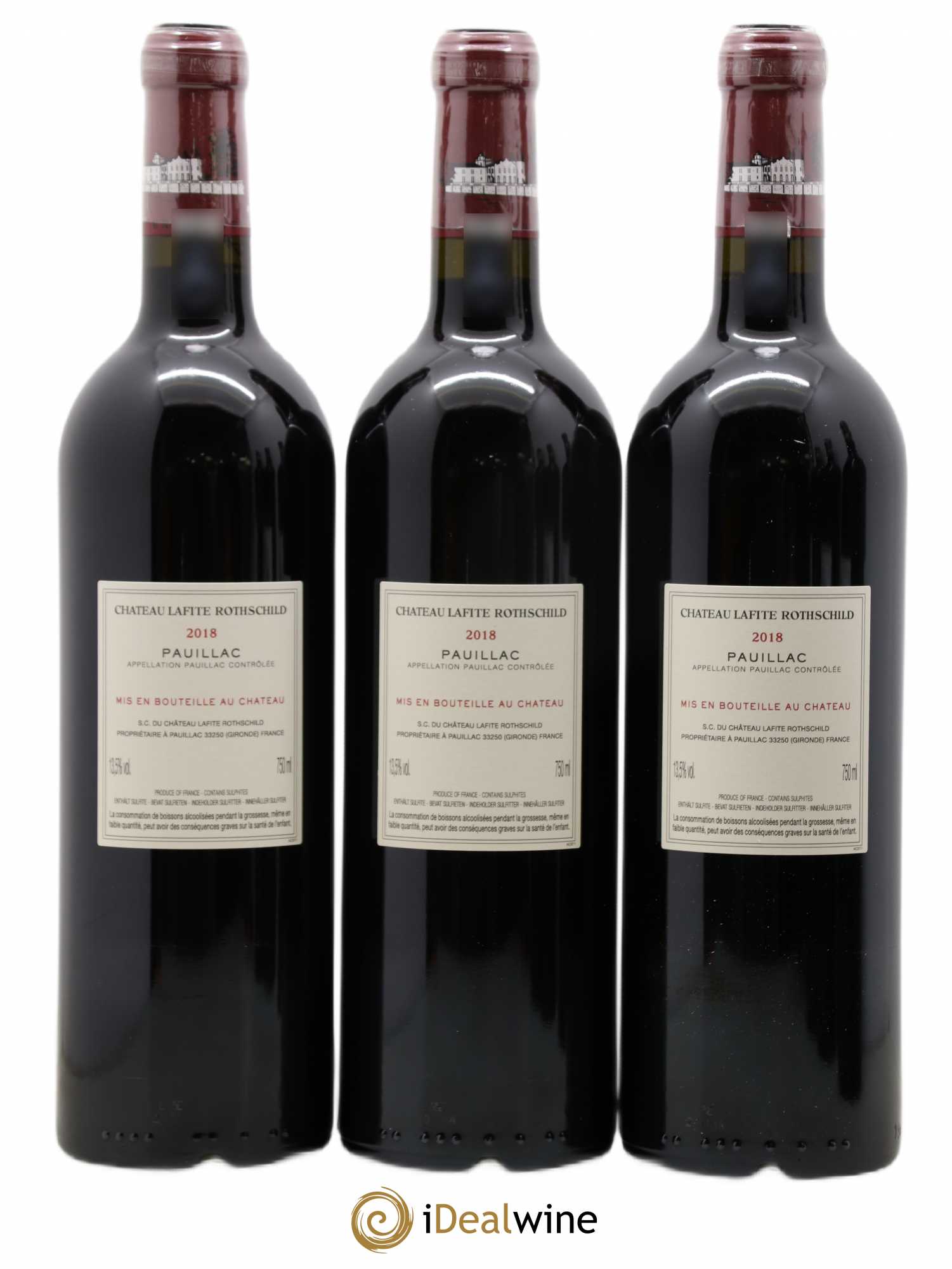 Château Lafite Rothschild 1er Grand Cru Classé 2018 - Lot de 6 bouteilles - 2
