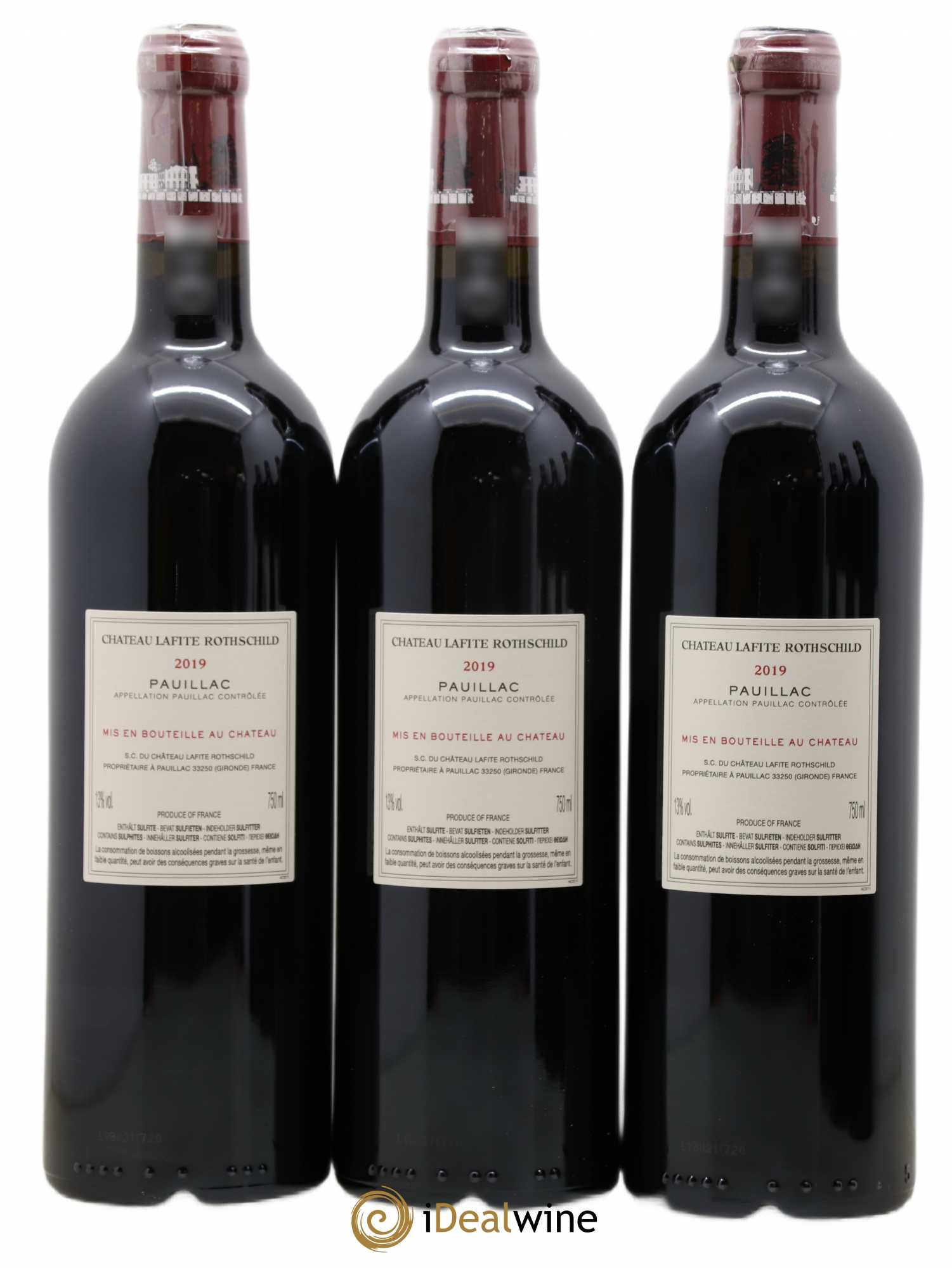 Château Lafite Rothschild 1er Grand Cru Classé 2019 - Lot de 6 bouteilles - 2